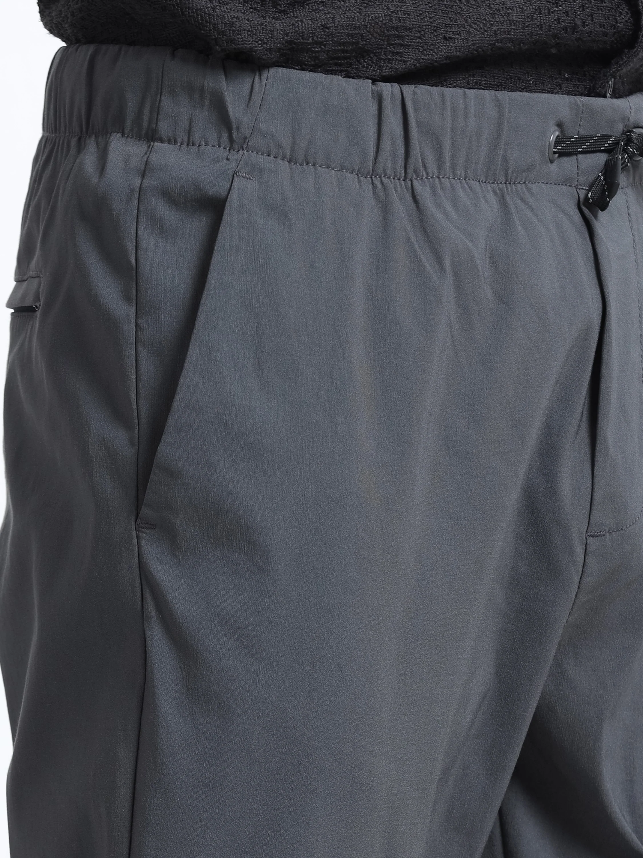 Men Grey Parachute Pants - Image 7
