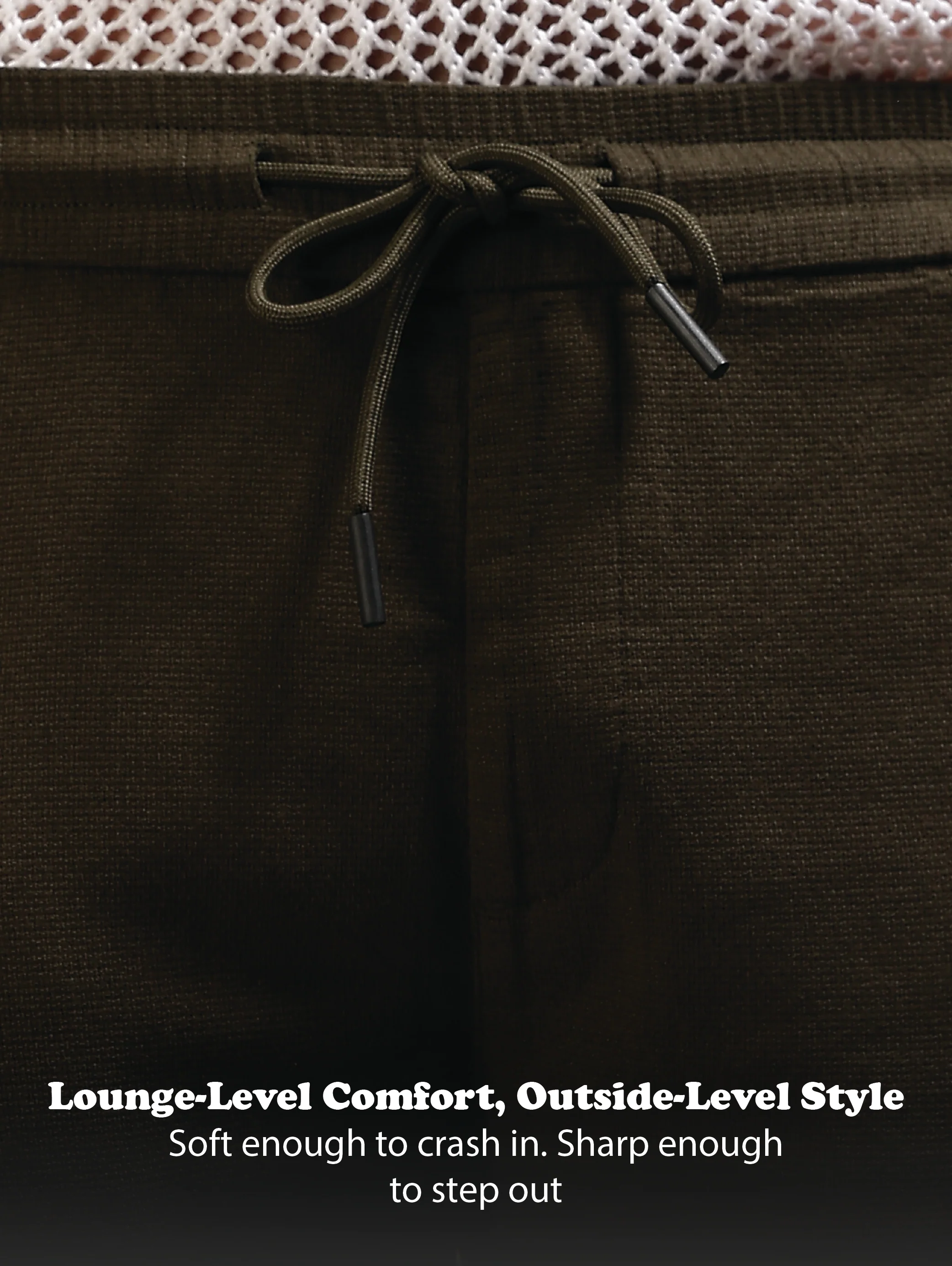 Men Grey Cotton Loose Fit Drawcord Pants - Image 13