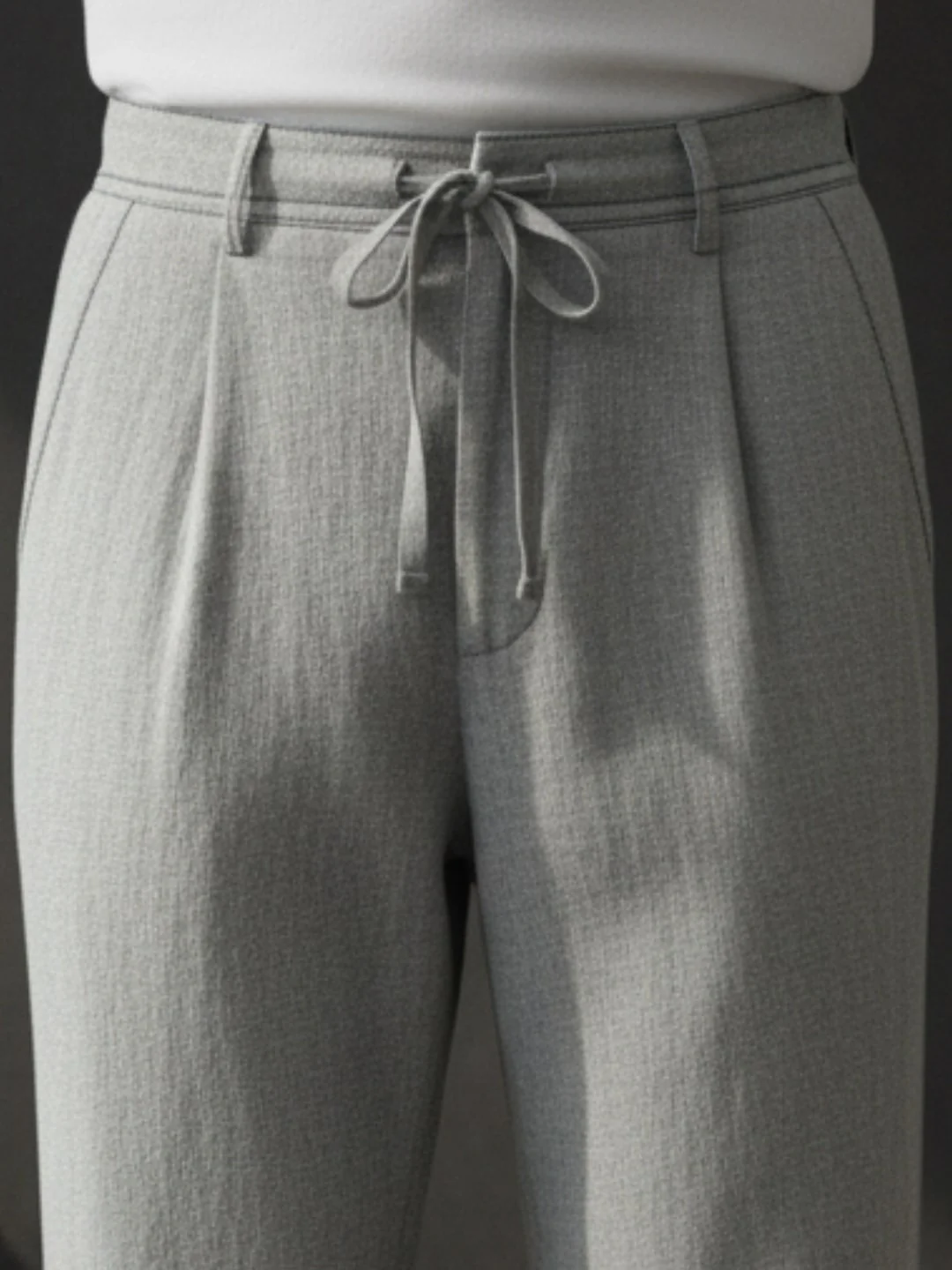 Men Grey Korean Pant - Image 6