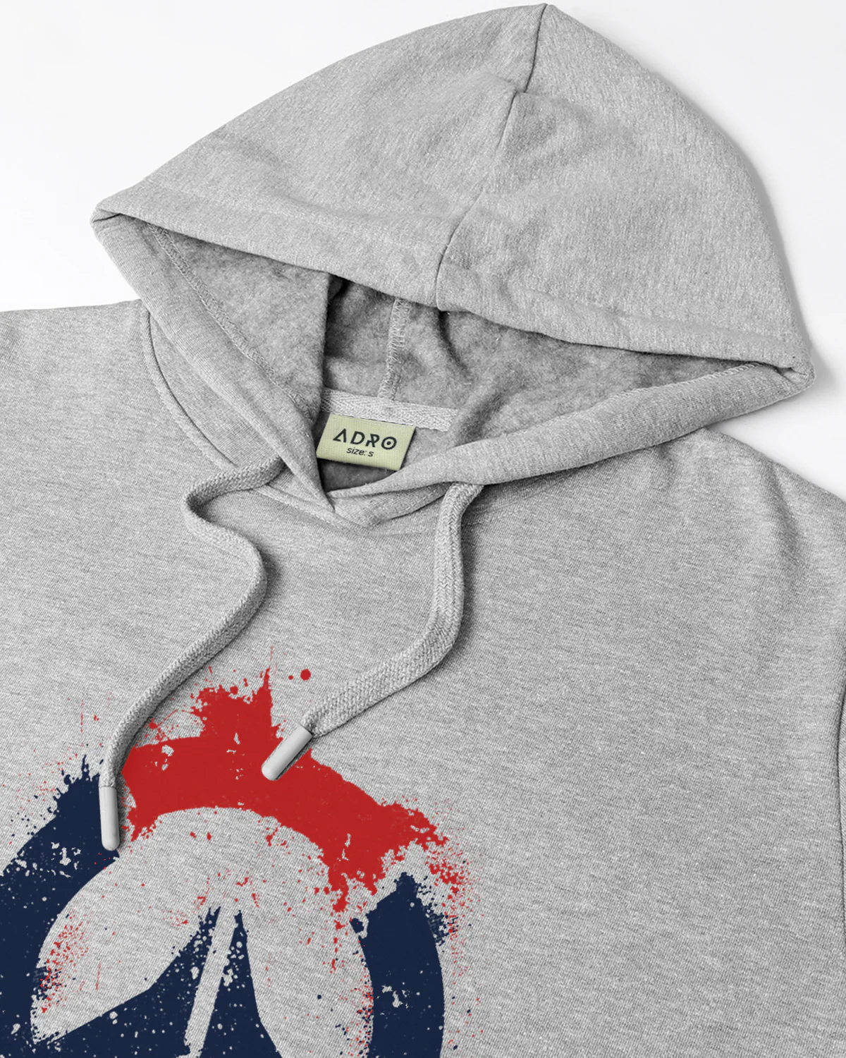 Men Grey Long Lasting Printed Hoodie - Image 4