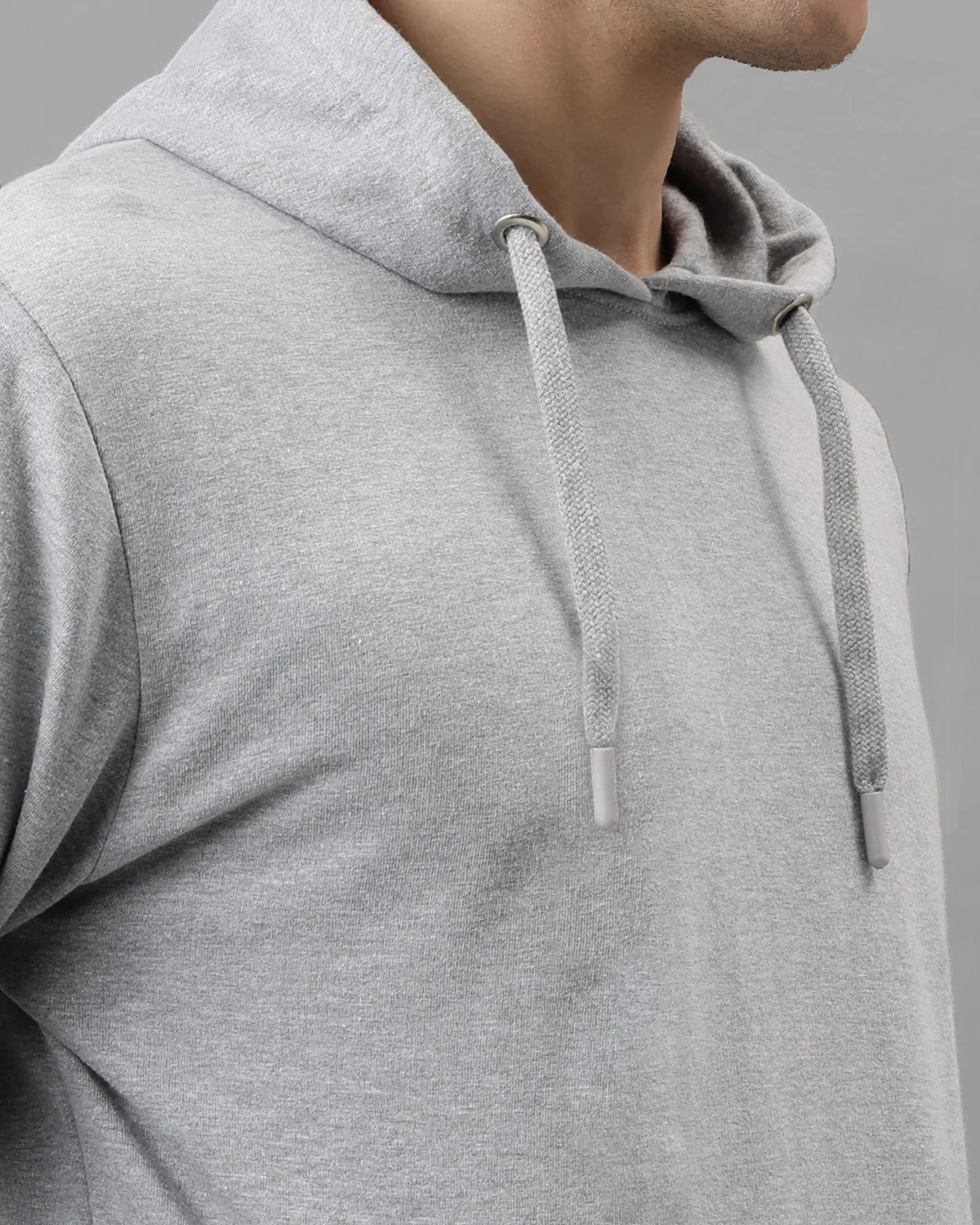 Men Grey Long Lasting Printed Hoodie - Image 6