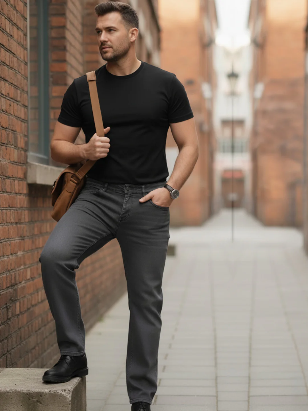 Men Grey Mid-Rise Jeans - Image 3
