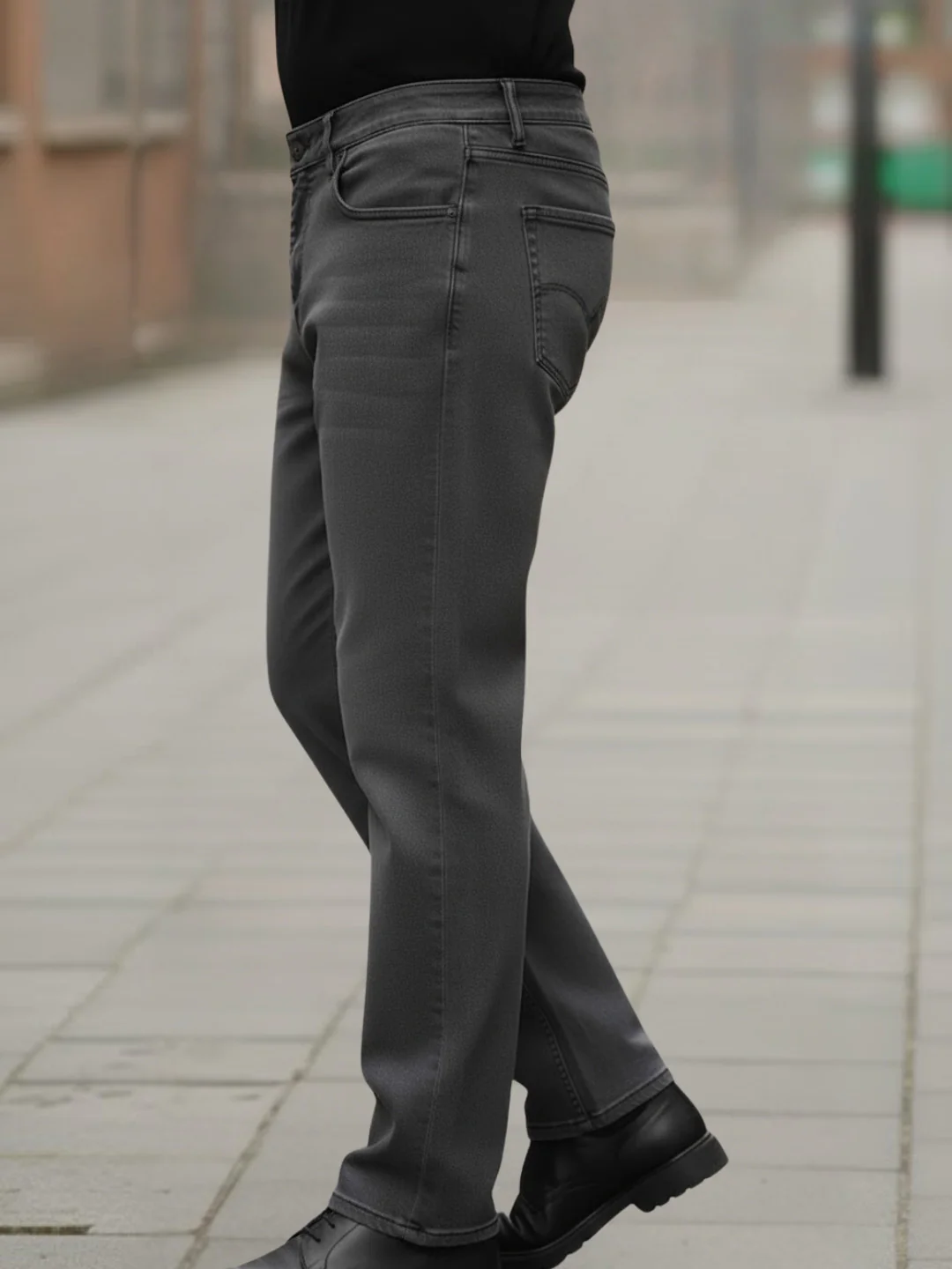 Men Grey Mid-Rise Jeans - Image 4