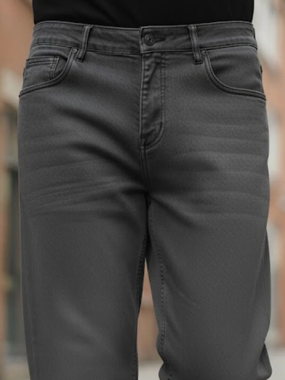 Men Grey Mid-Rise Jeans - Image 5