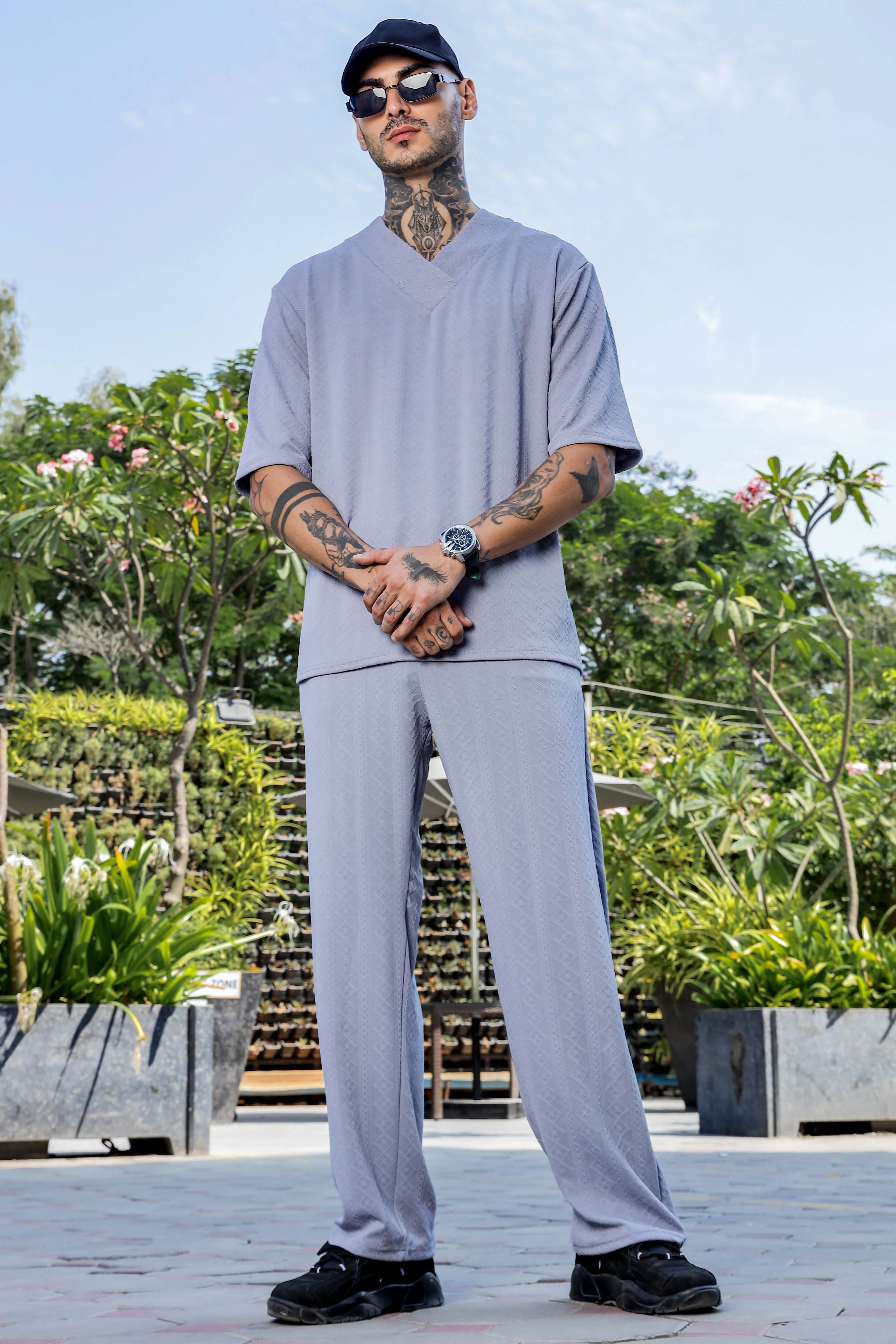 Men Grey Mid-Rise Track Pant - Image 6