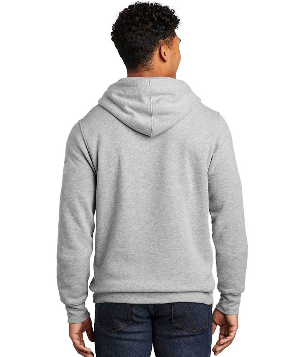 Men Grey Printed Hoodie - Image 3