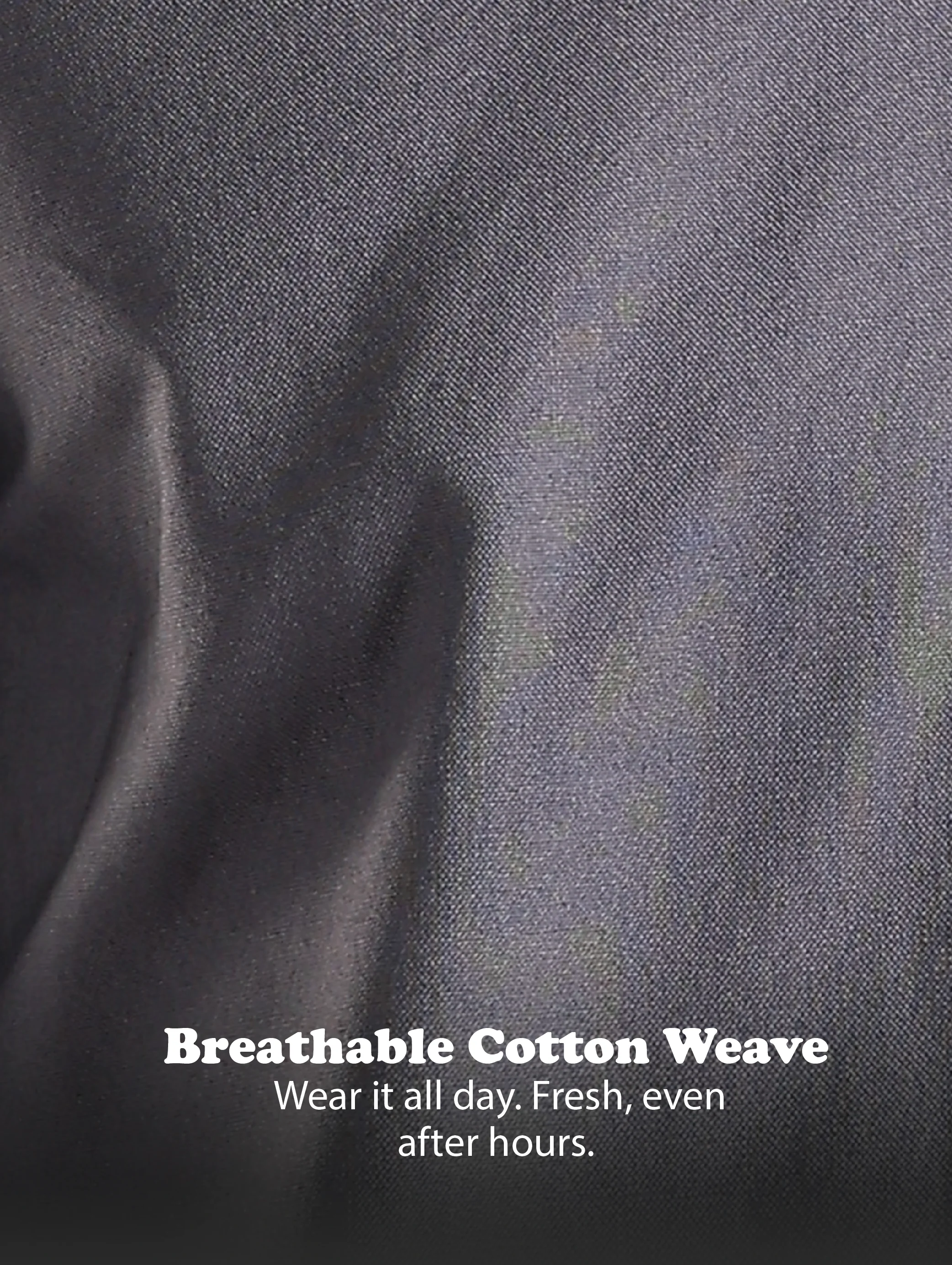 Men Grey Oxford Solid Shirt - Image 14