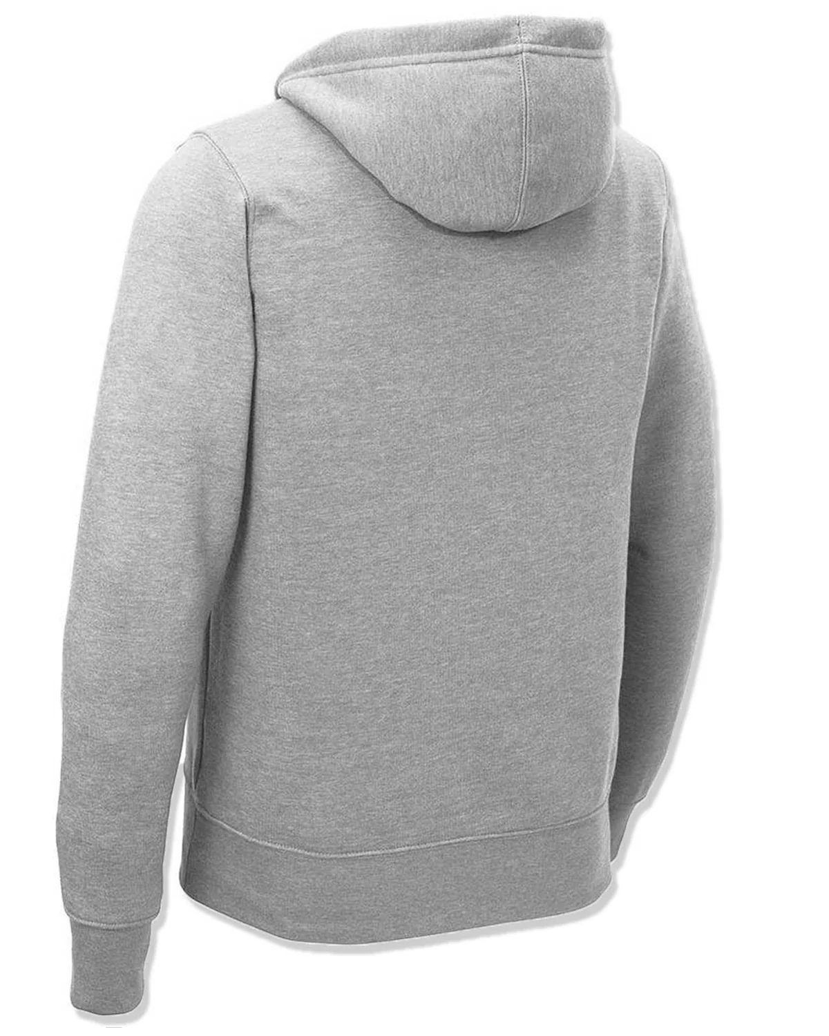 Men Grey Printed Cotton Hoodie - Image 6