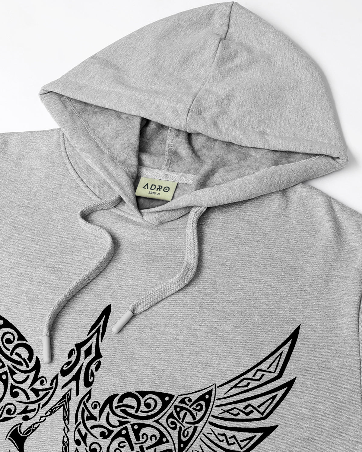 Men Grey Printed Hoodie - Image 5