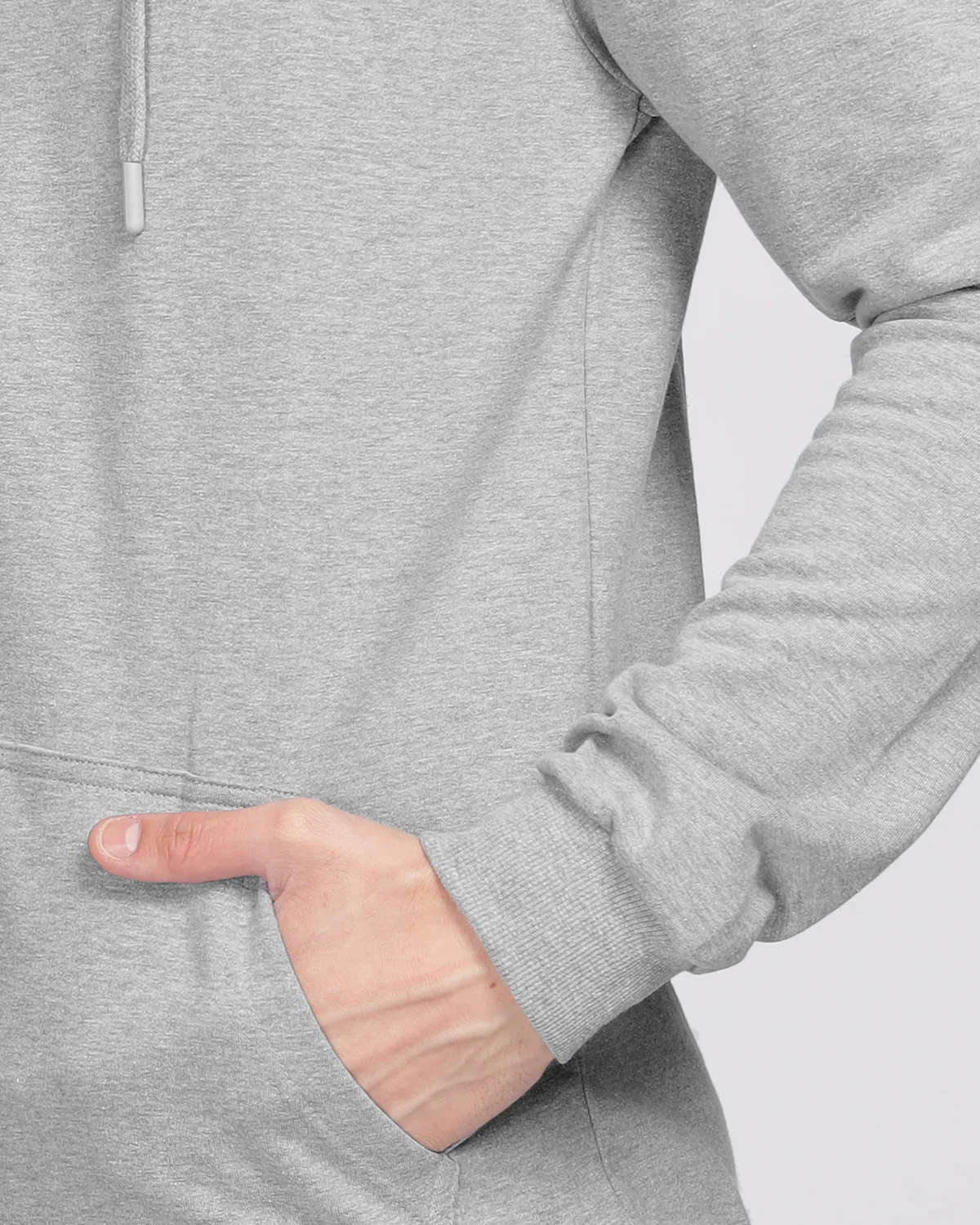 Men Grey Printed Hoodie - Image 7