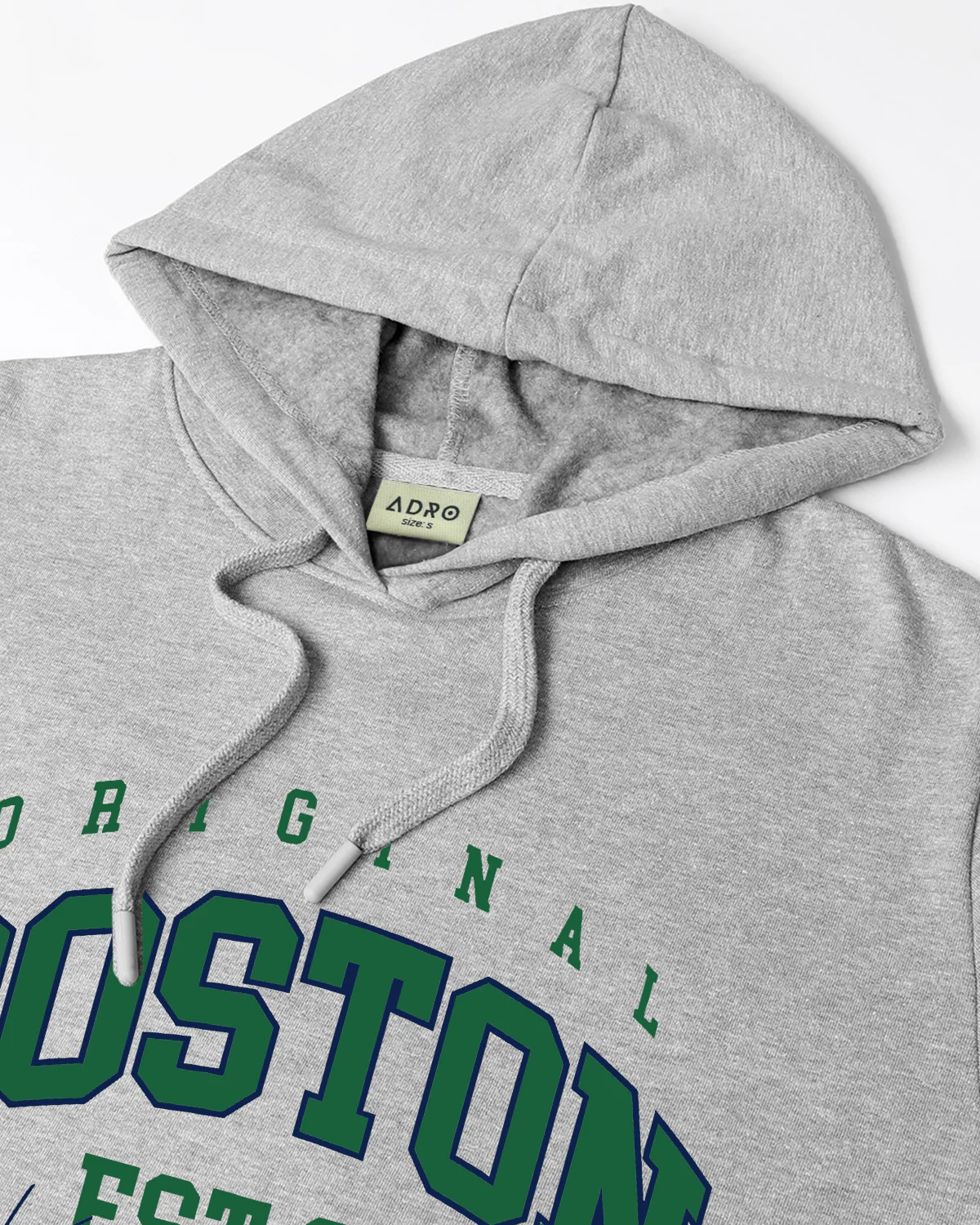 Men Grey Printed Hoodie - Image 5