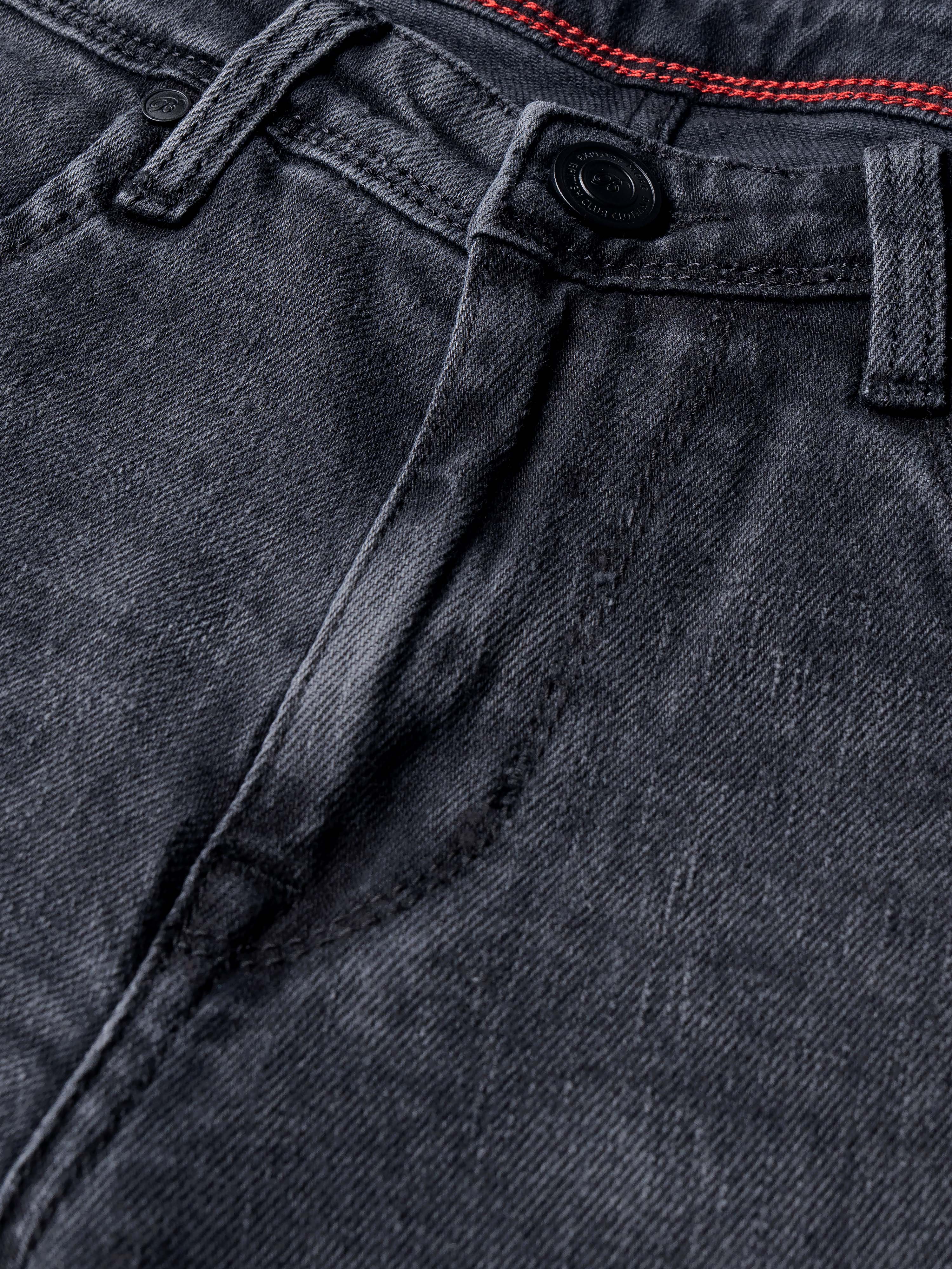 Men Grey Regular Fit Jeans - Image 11
