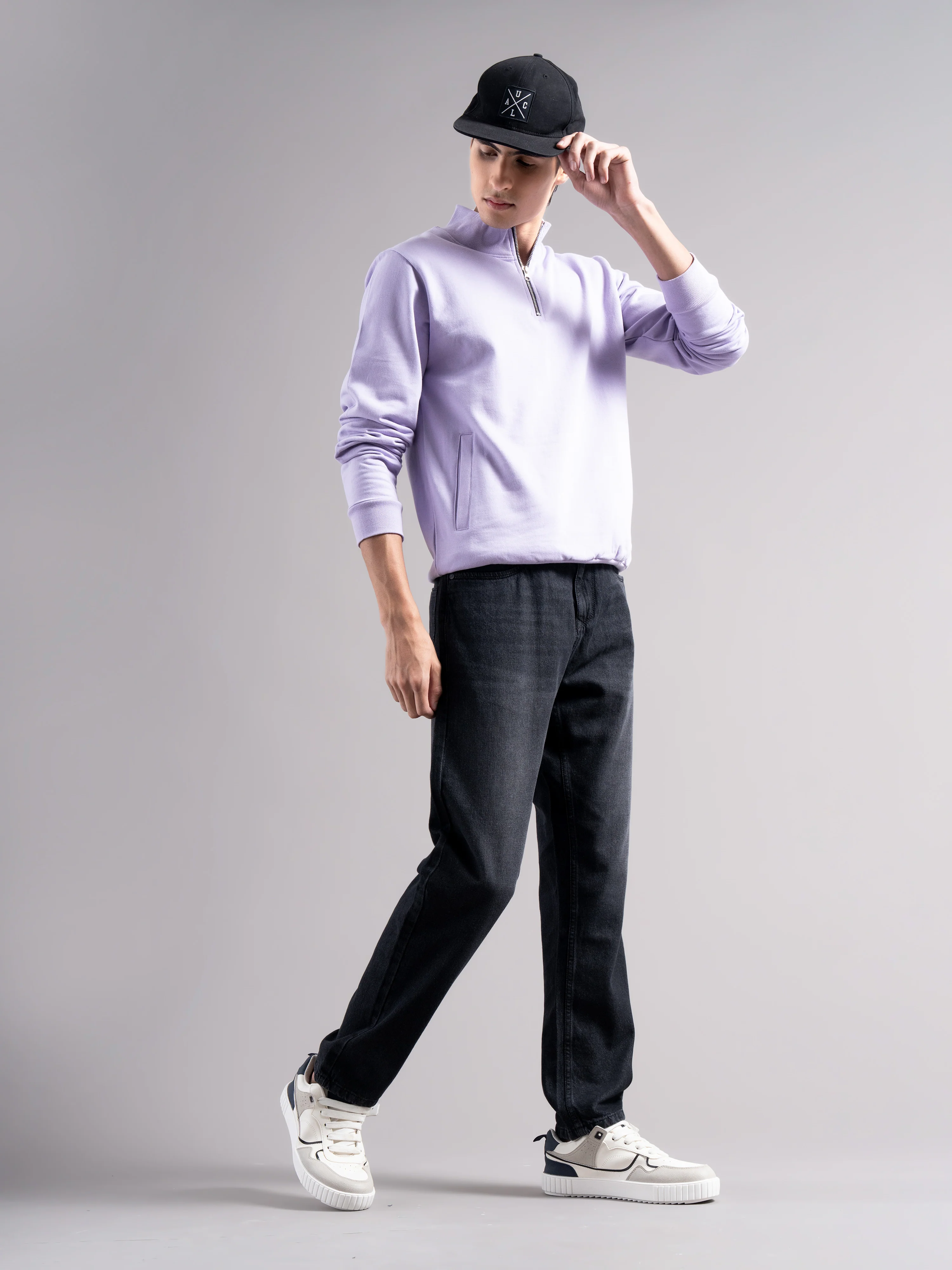 Men Grey Regular Fit Jeans - Image 6