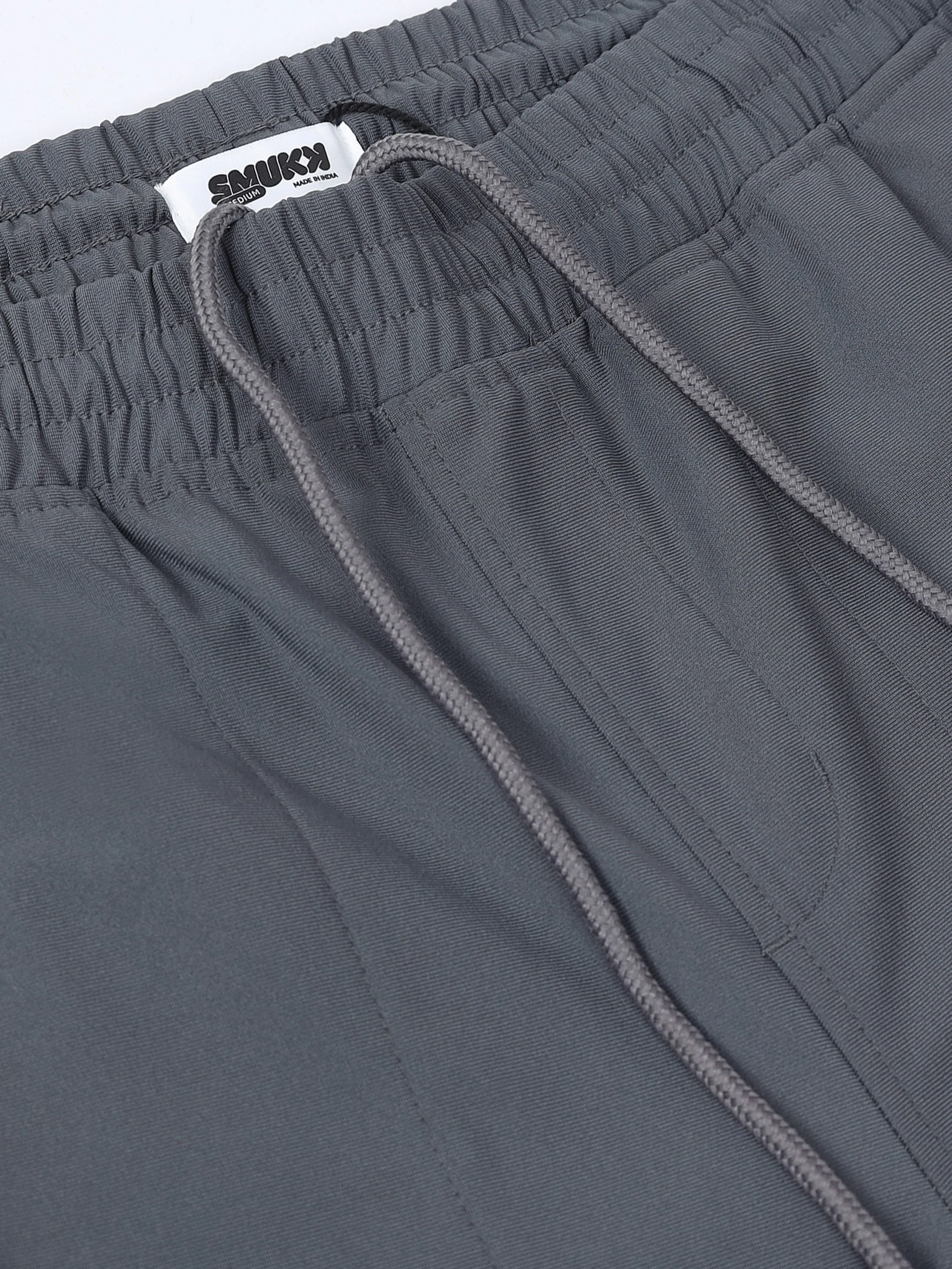 Men Grey Regular Fit Joggers - Image 6