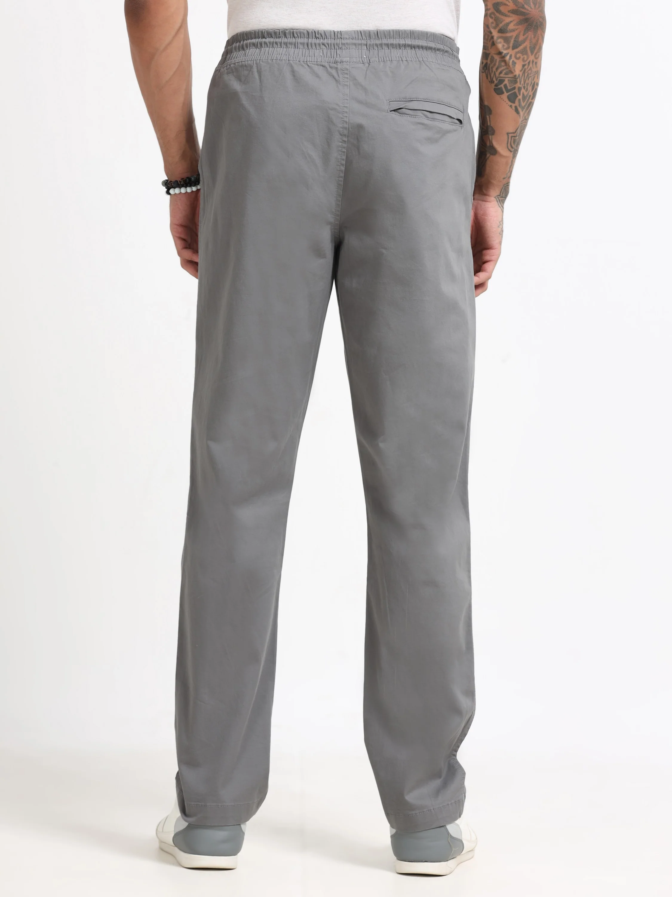 Men Grey Lounge Pants - Image 3