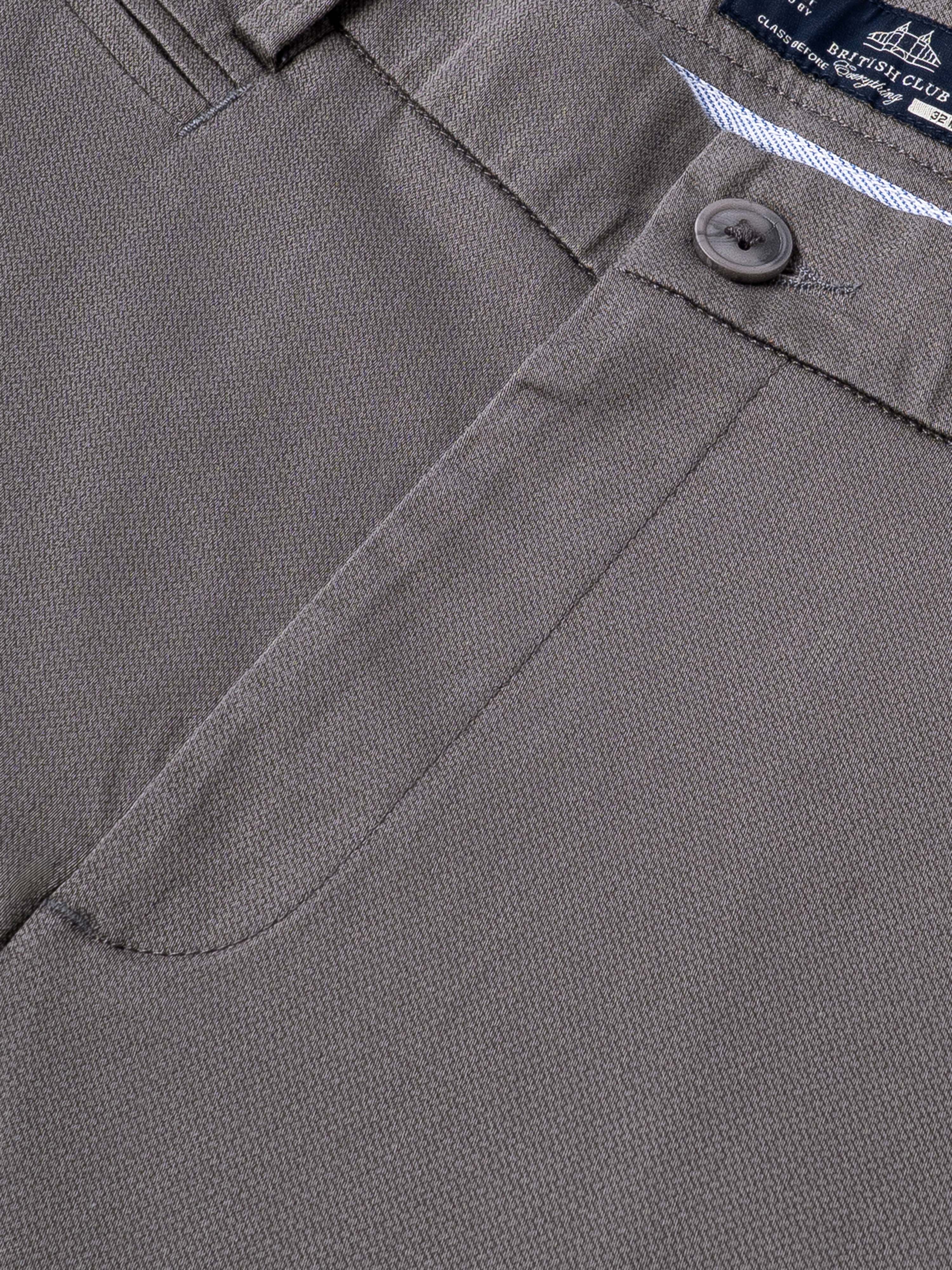 Men Grey Smart Slim Fit Chinos - Image 8