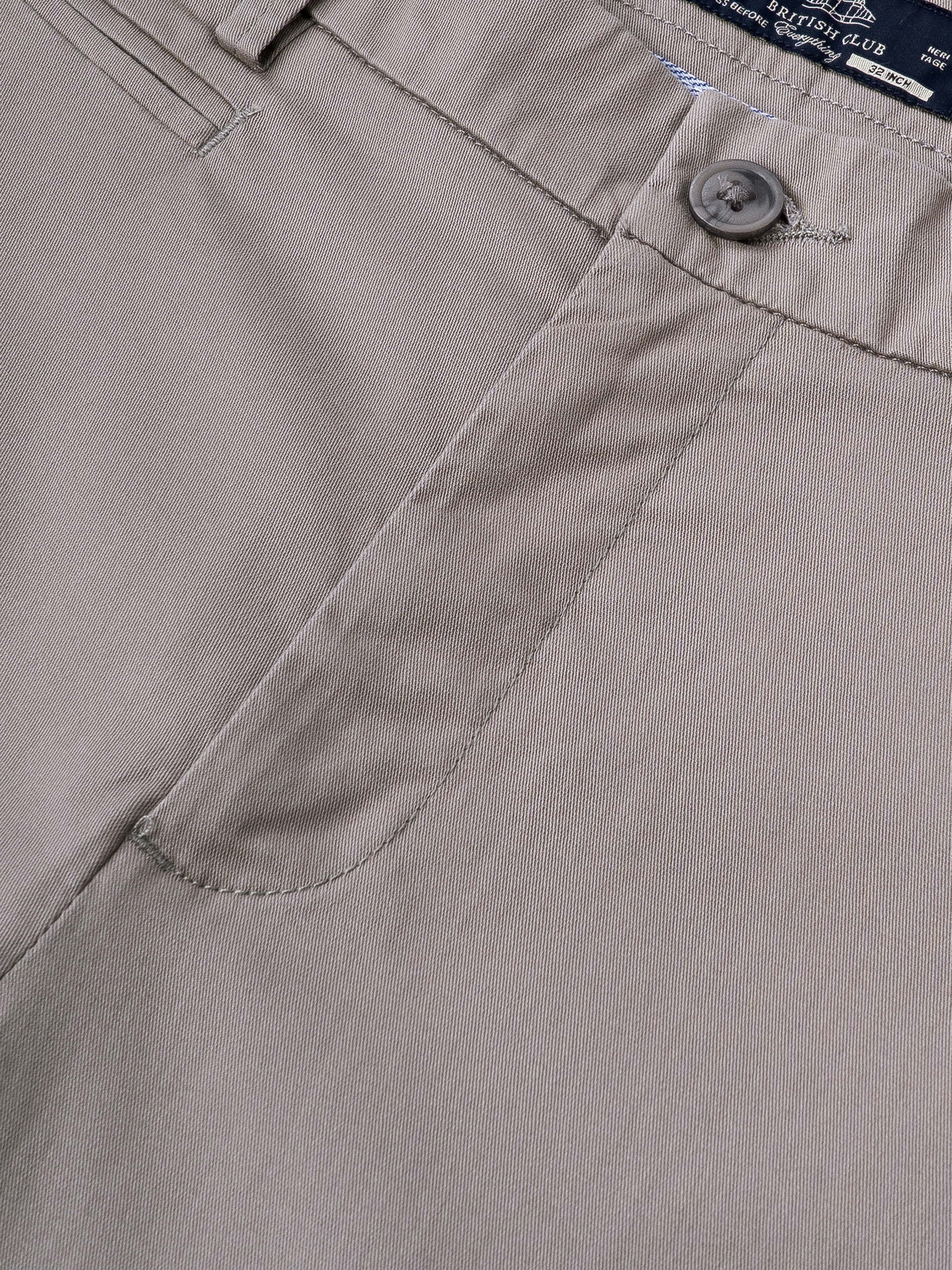 Men Grey Smart Slim Fit Chinos - Image 8