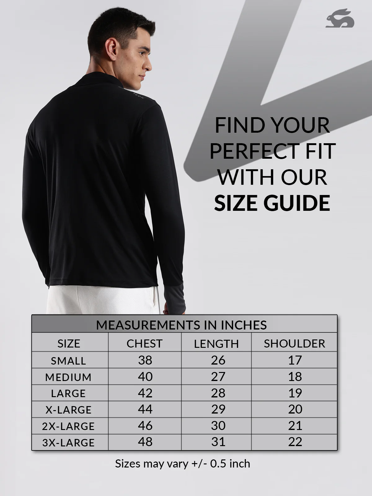 Men Grey Sunscreen Jacket With UV Protection And Zipper - Image 4