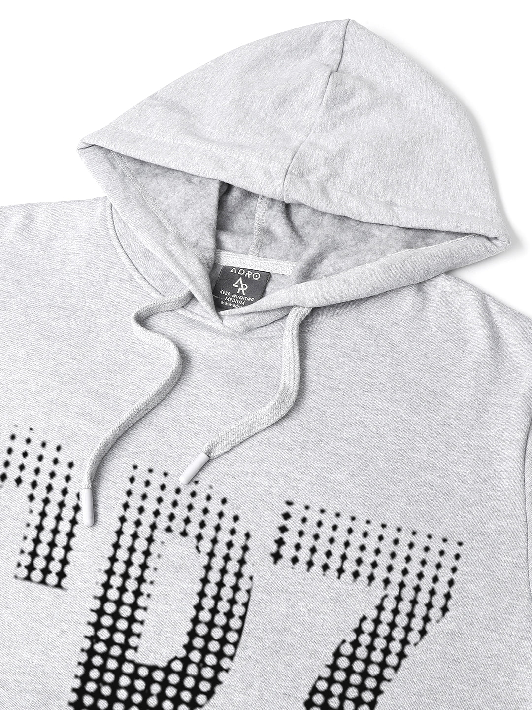 Men Grey Printed Hoodie - Image 5