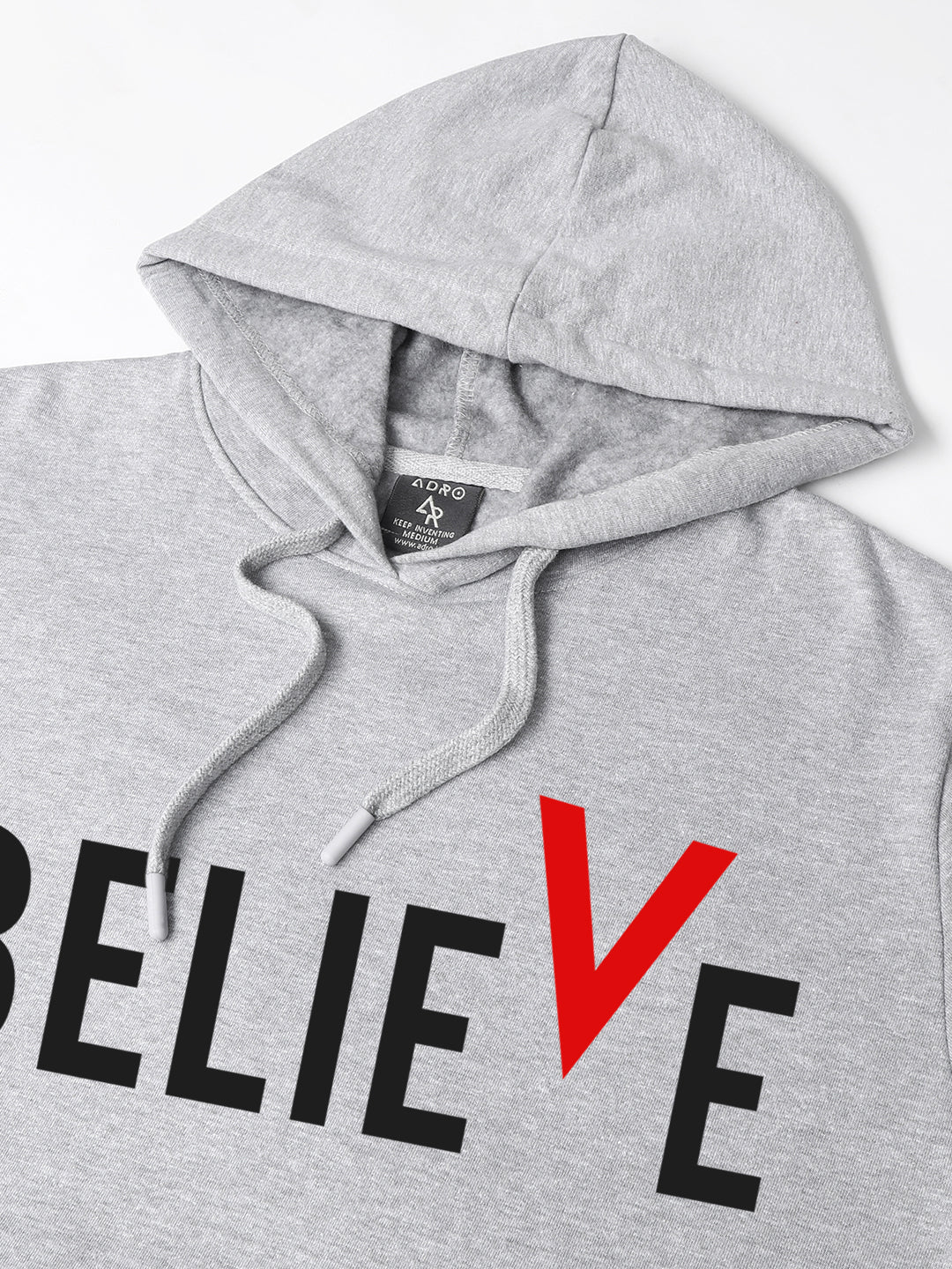 Men Grey Printed Hoodie - Image 5