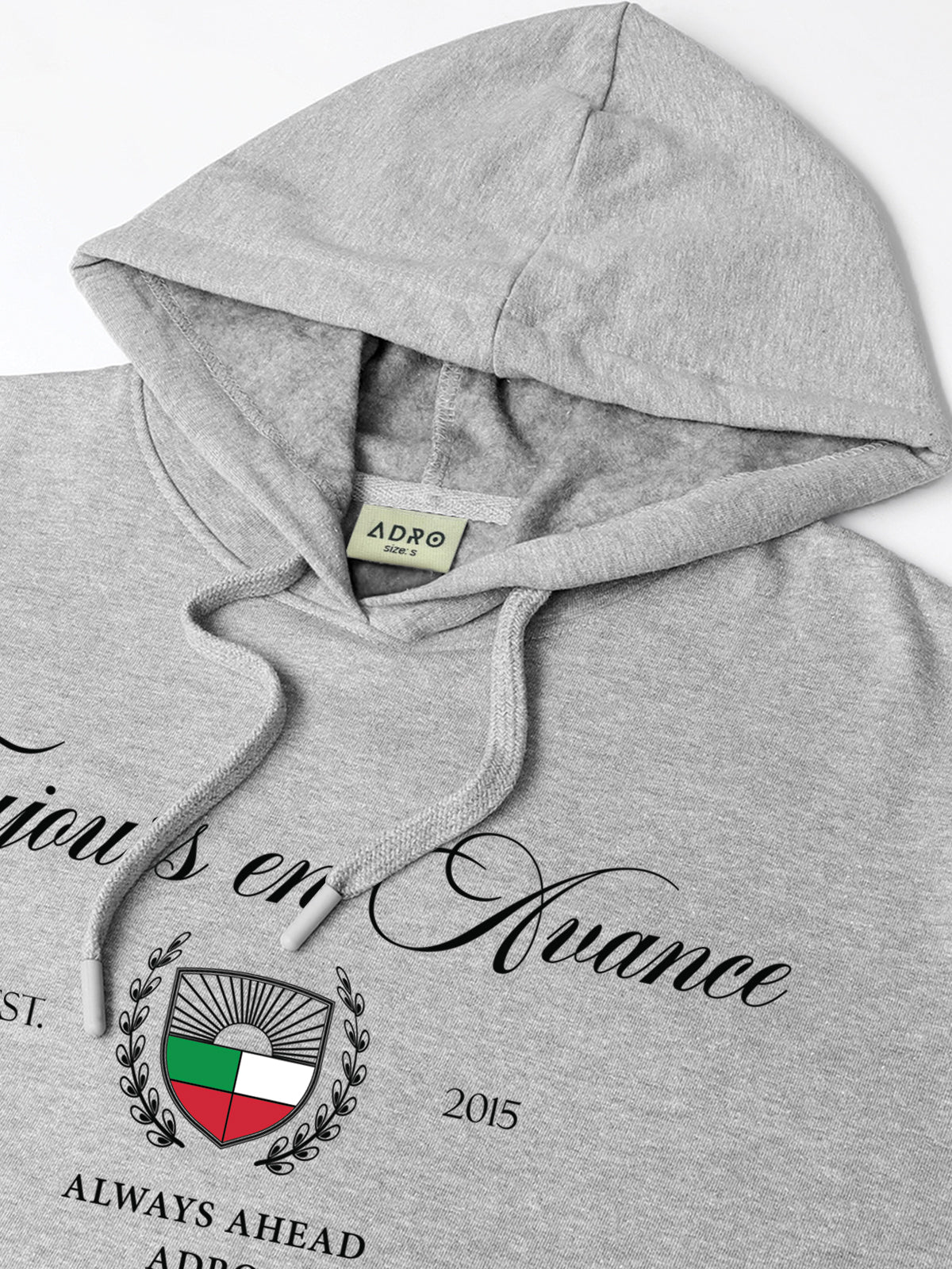 Men Grey Printed Hoodie - Image 5
