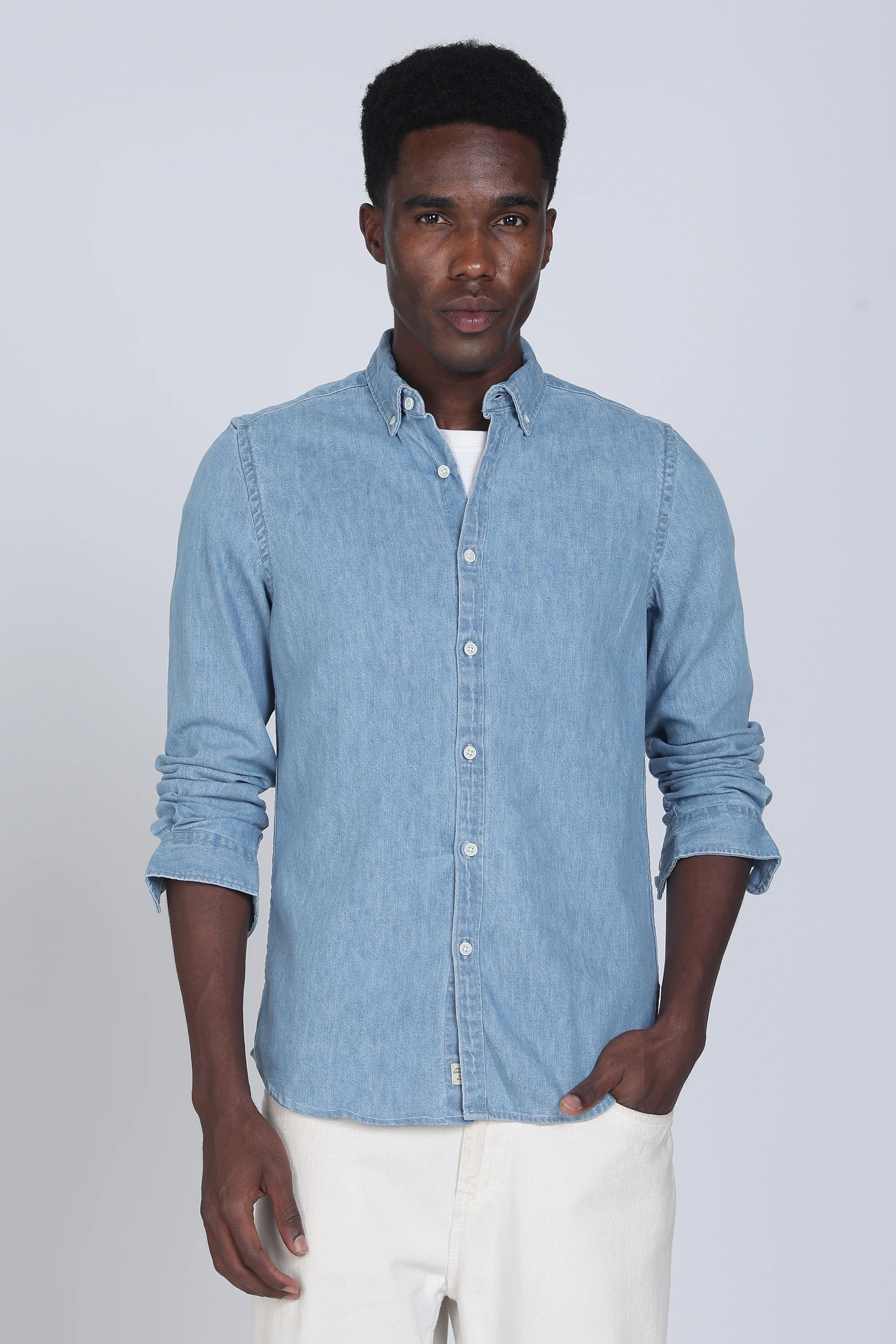 Men Heidi Slub Shirt - Image 2