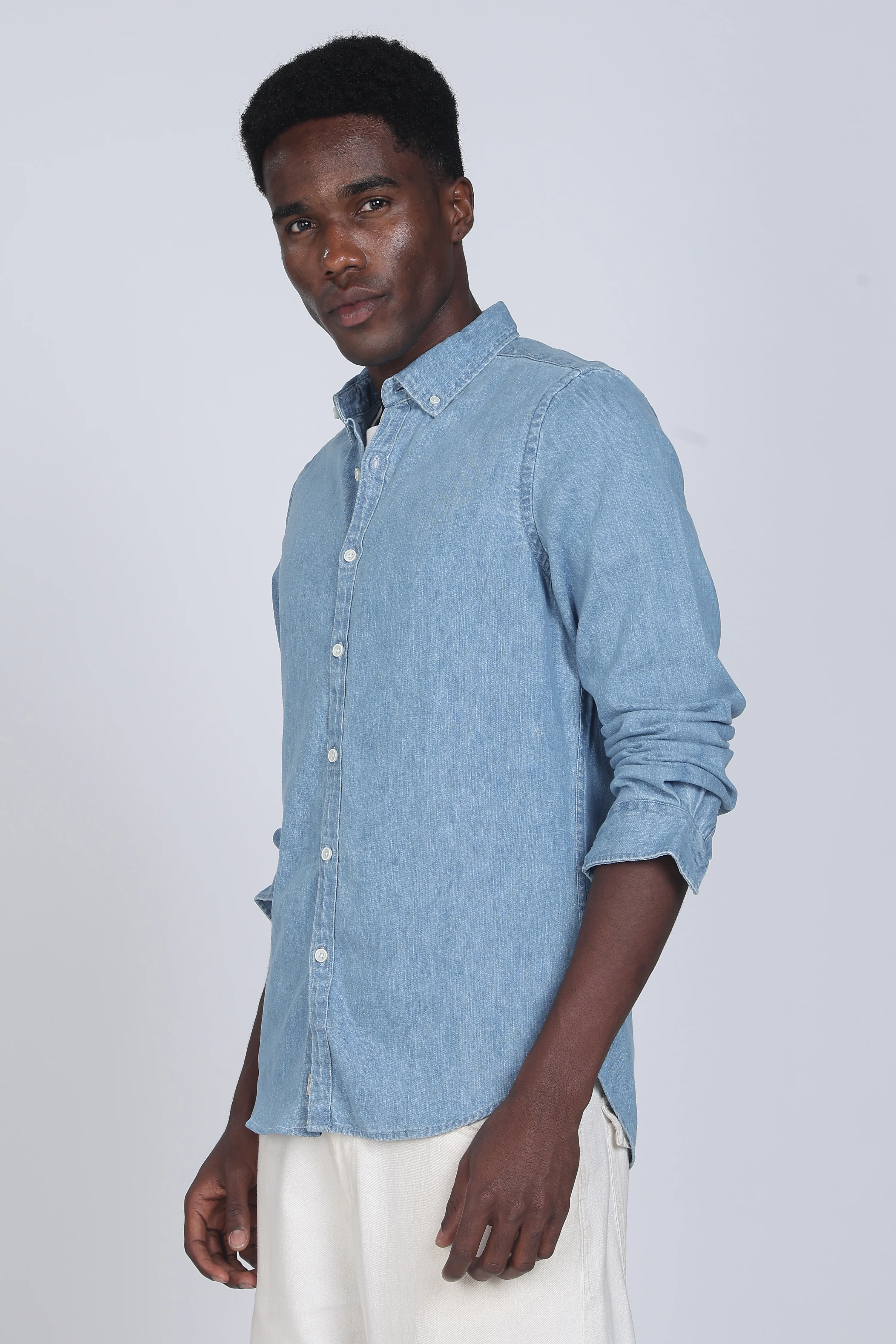 Men Heidi Slub Shirt - Image 4