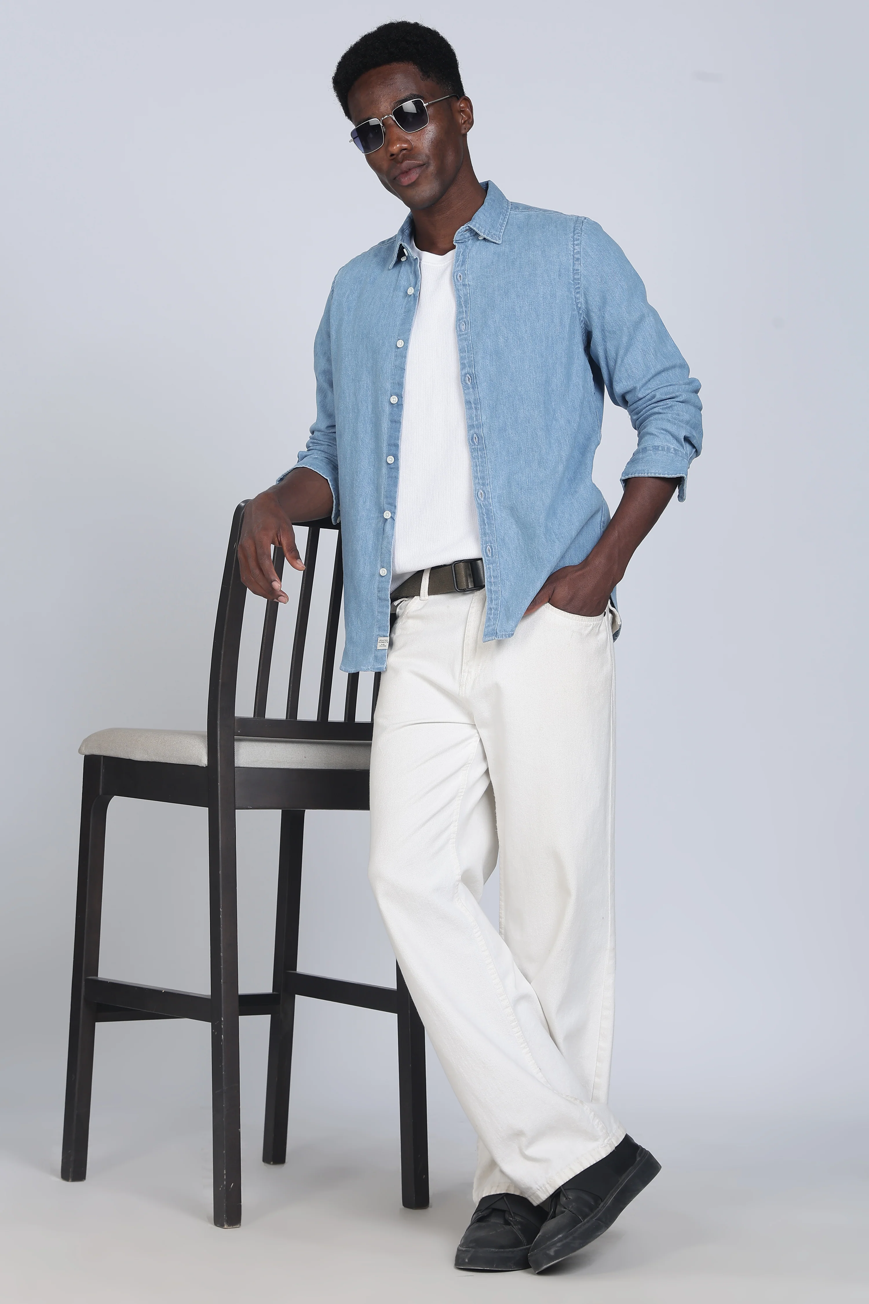 Men Heidi Slub Shirt - Image 8
