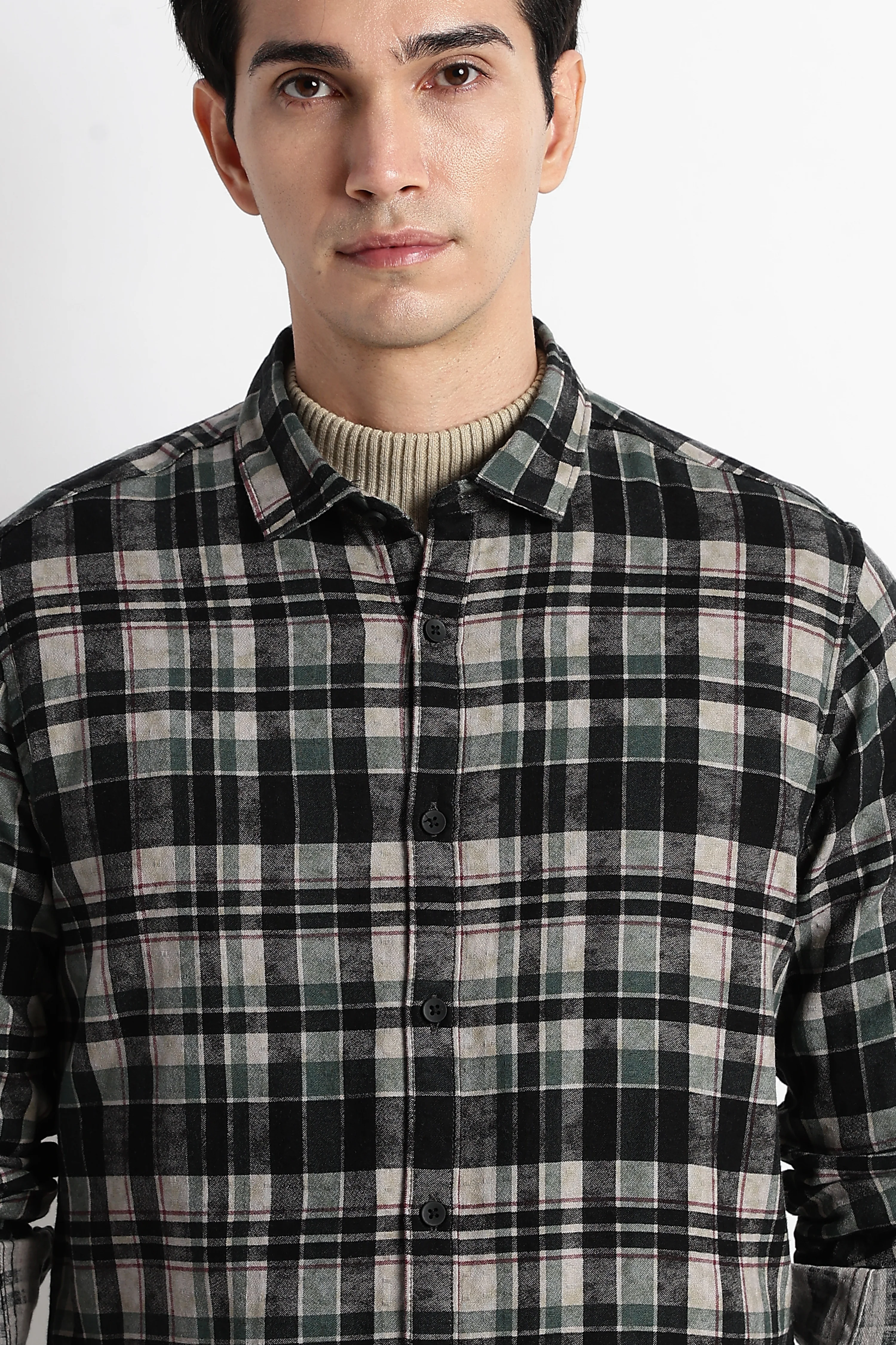 Men Heritage Check Shirt - Image 2