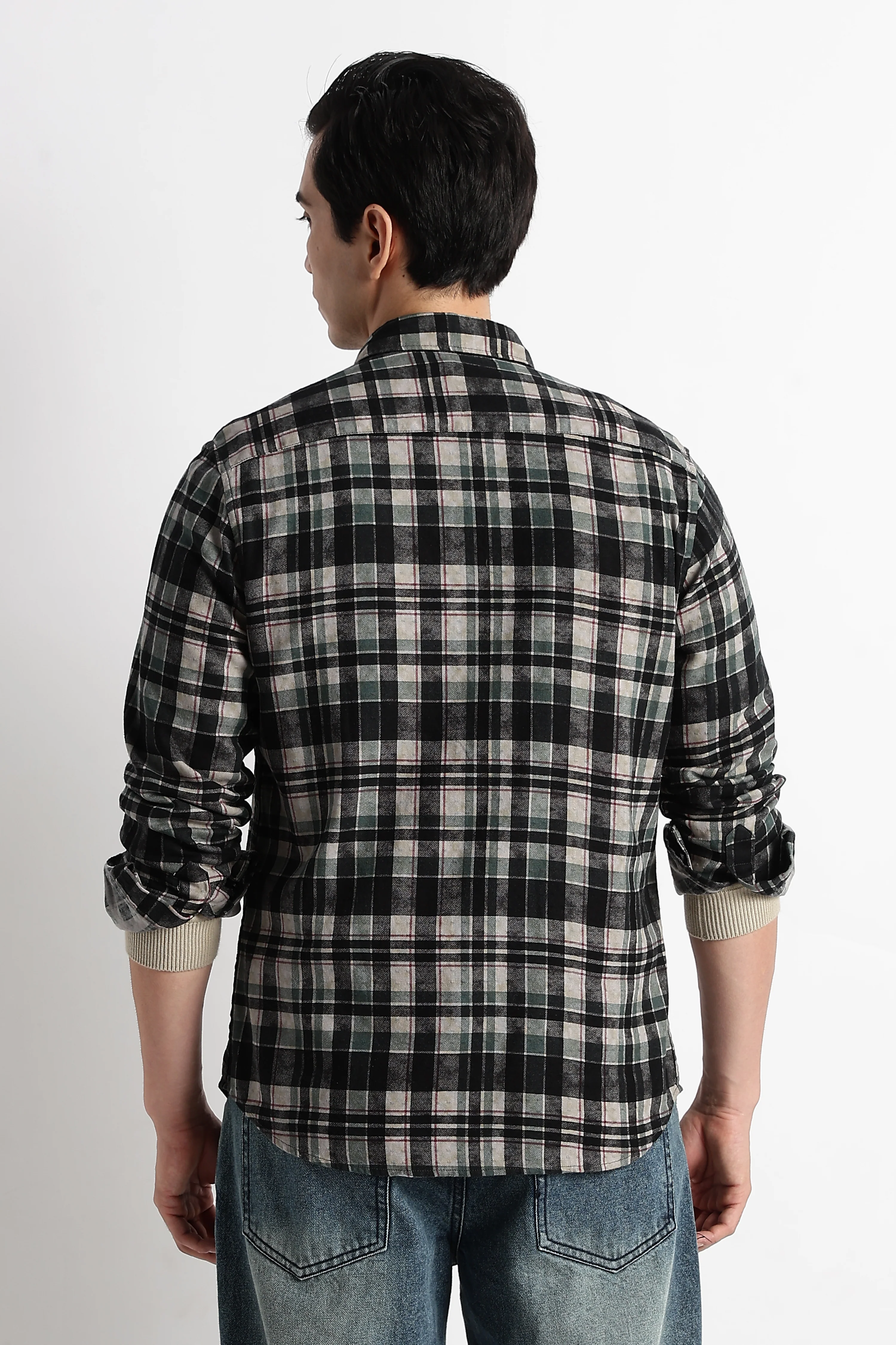 Men Heritage Check Shirt - Image 6