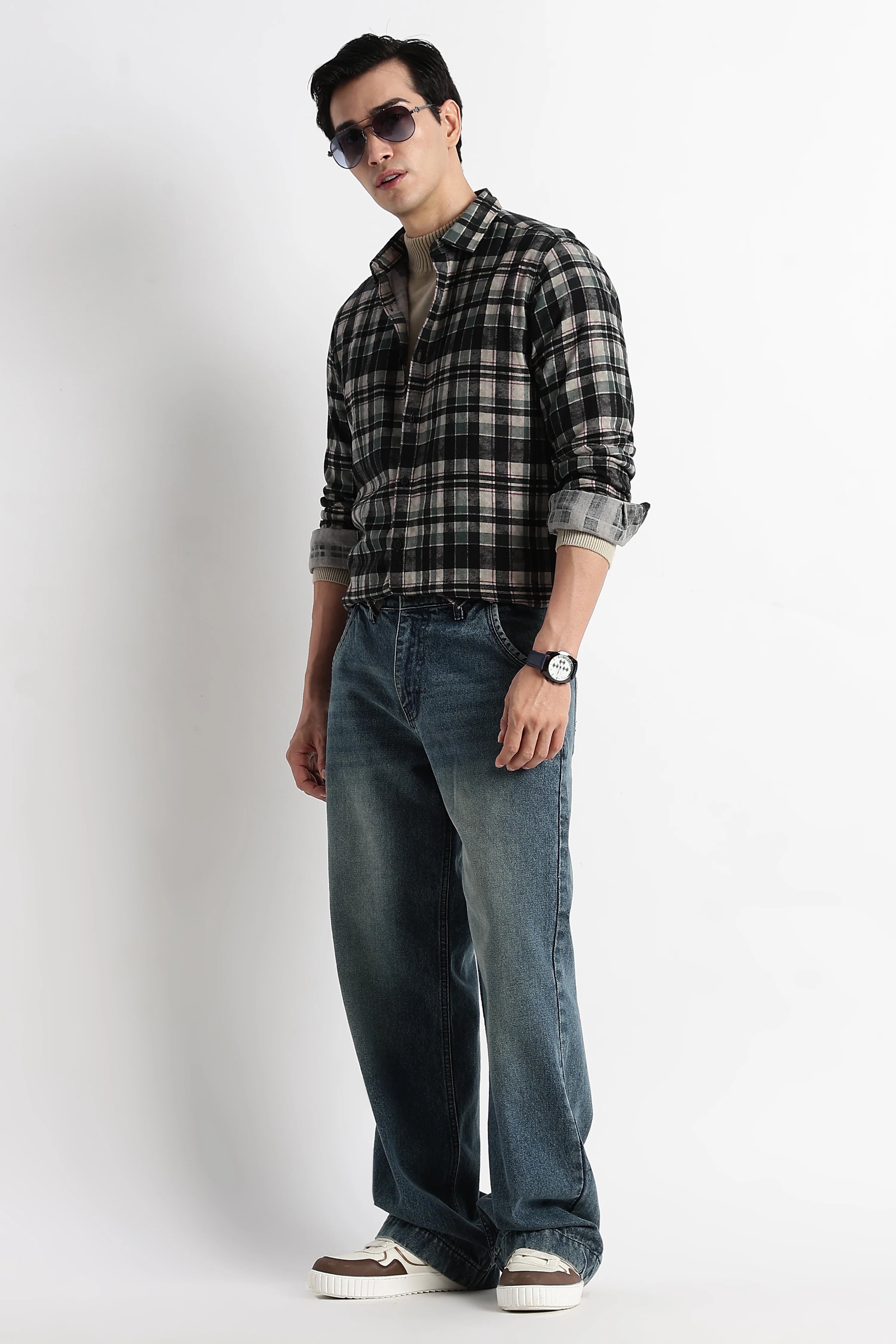 Men Heritage Check Shirt - Image 8