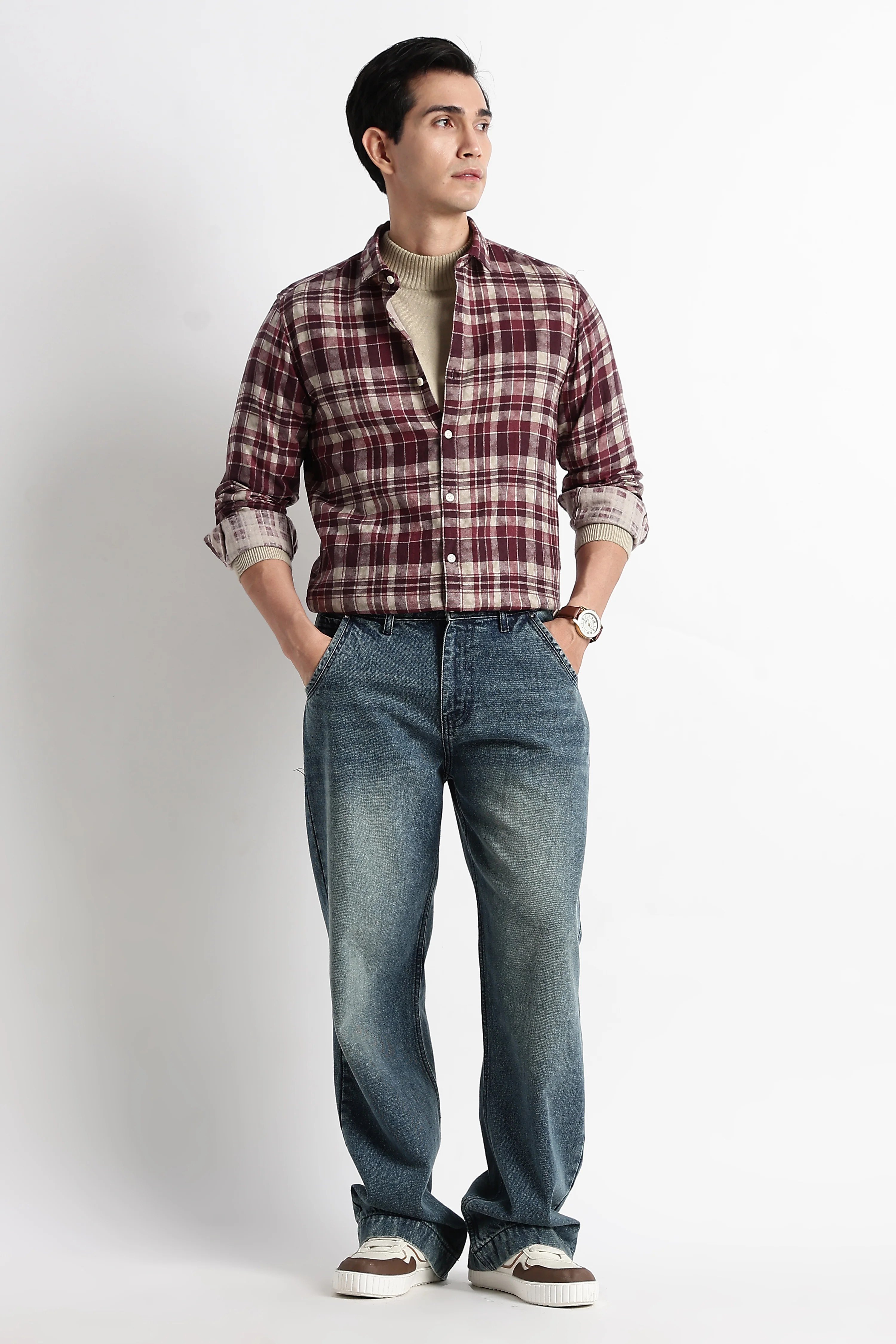 Men Heritage Check Shirt - Image 10