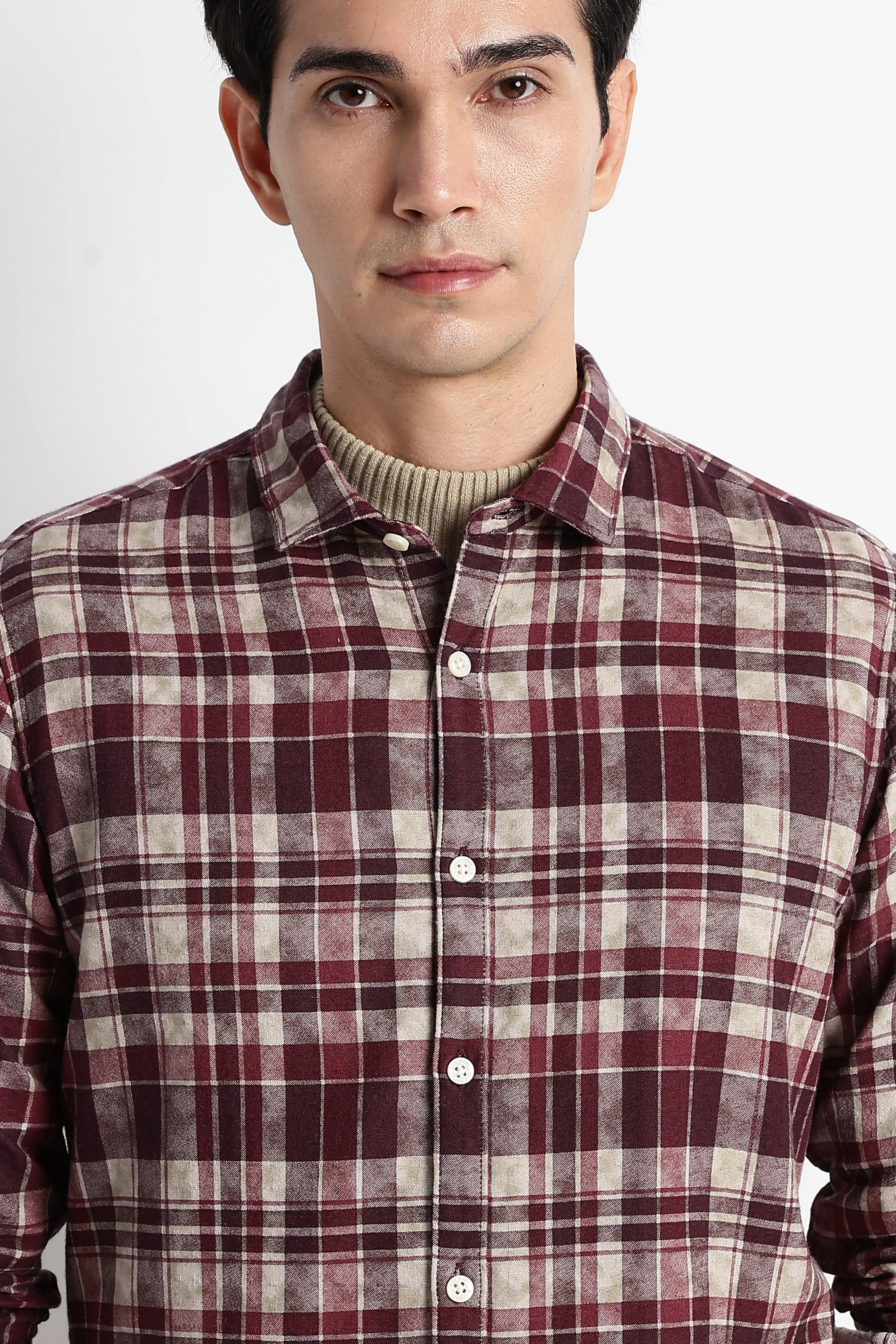 Men Heritage Check Shirt - Image 3