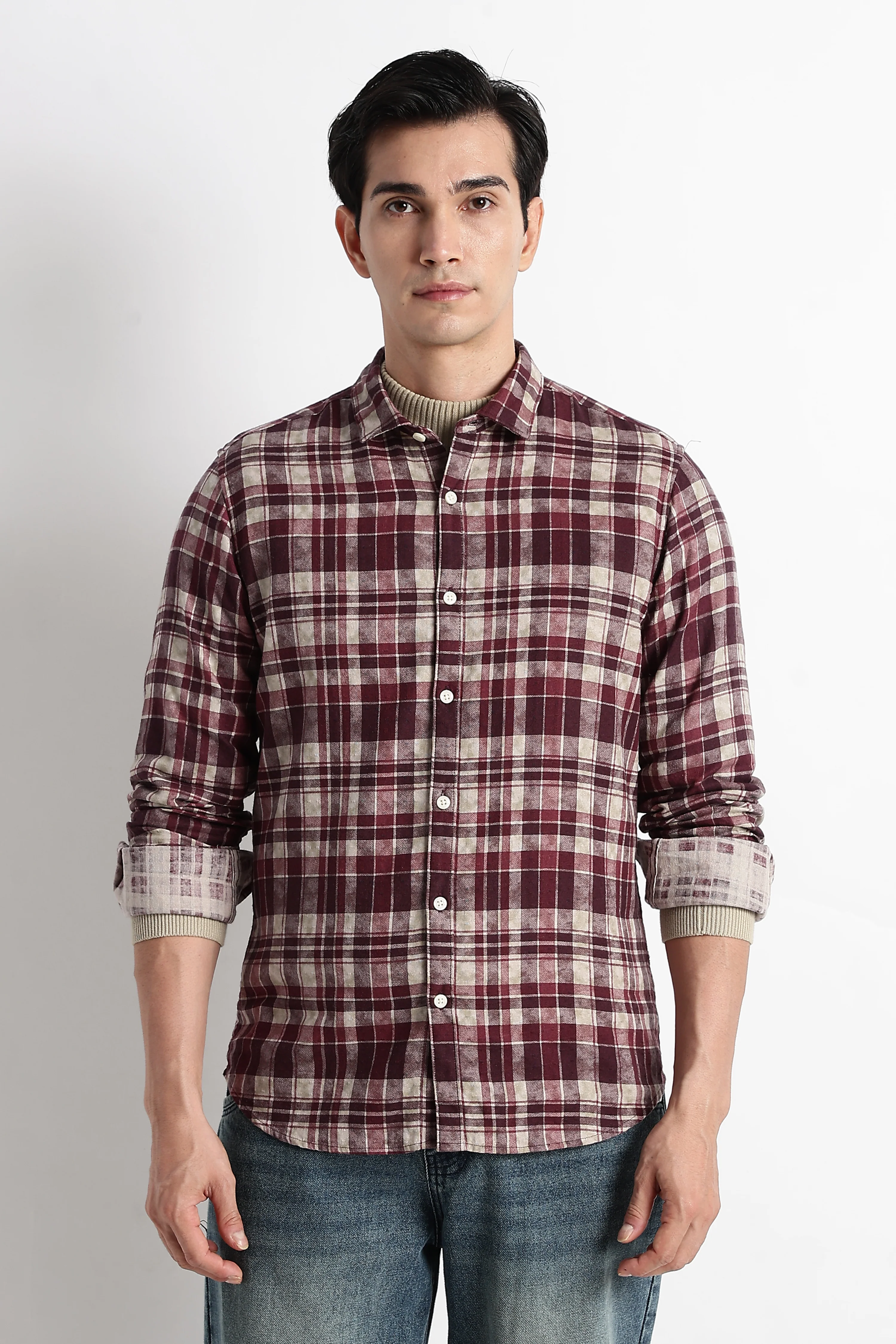Men Heritage Check Shirt - Image 5