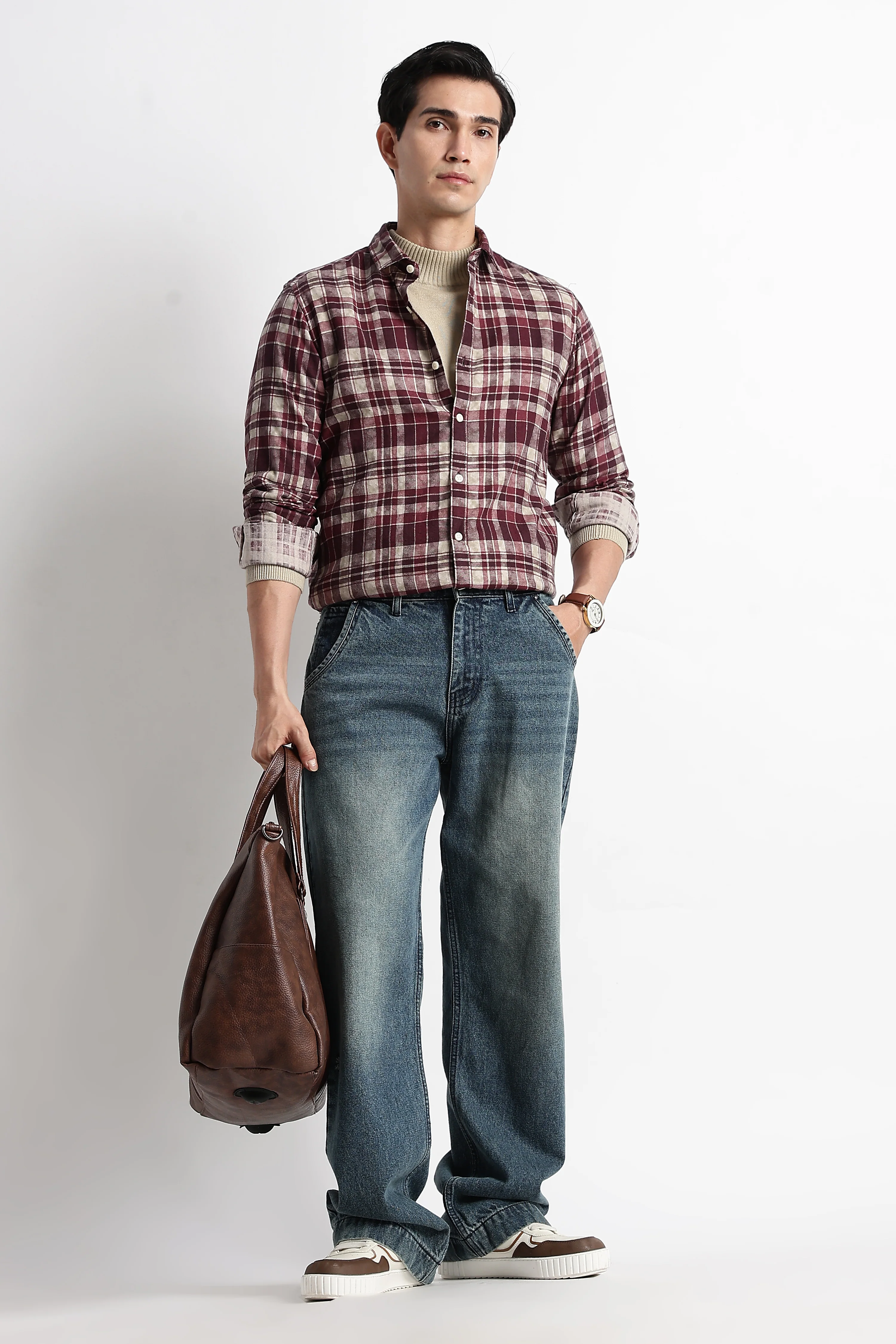 Men Heritage Check Shirt - Image 9