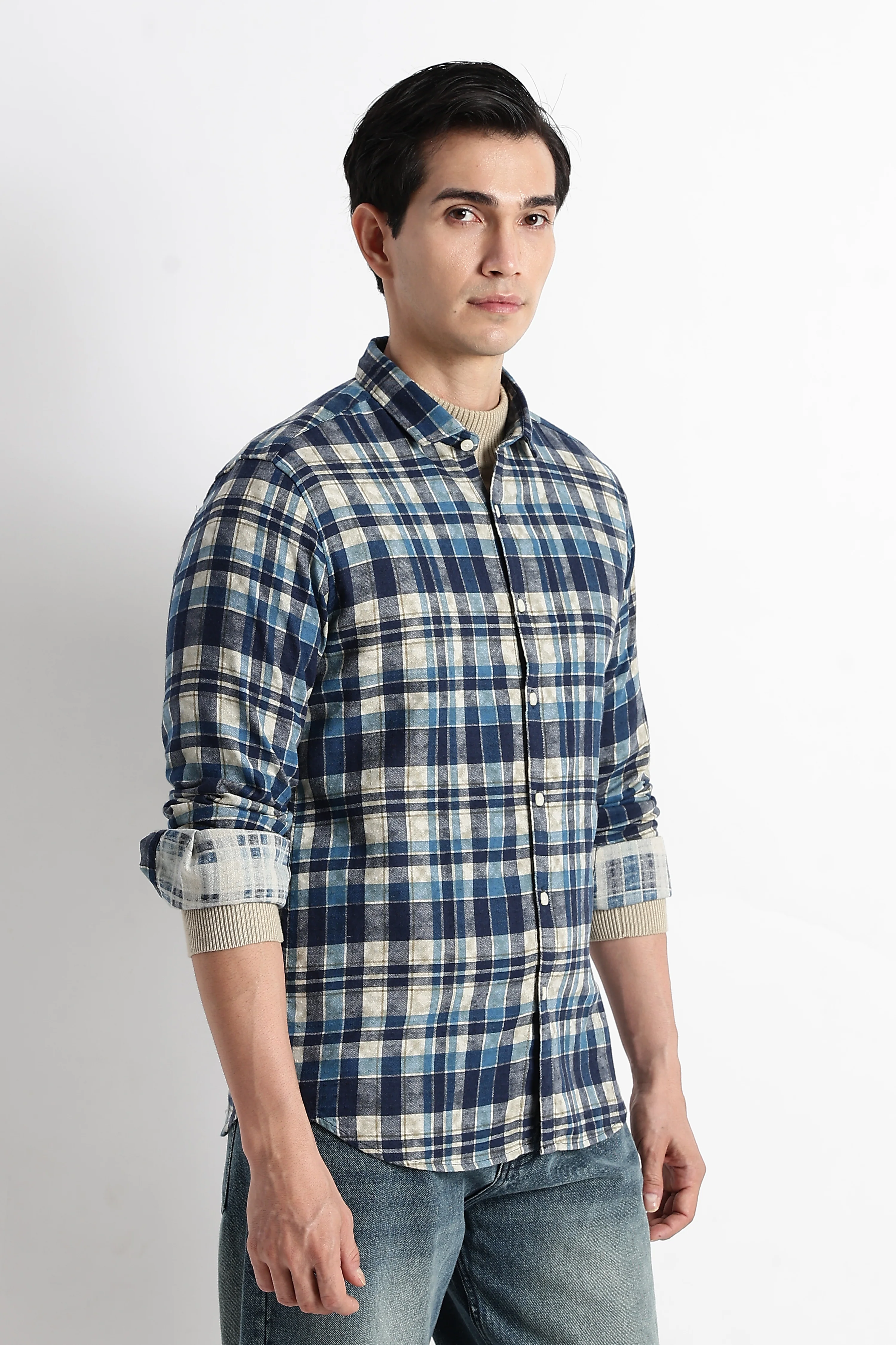 Men Heritage Check Shirt - Image 10