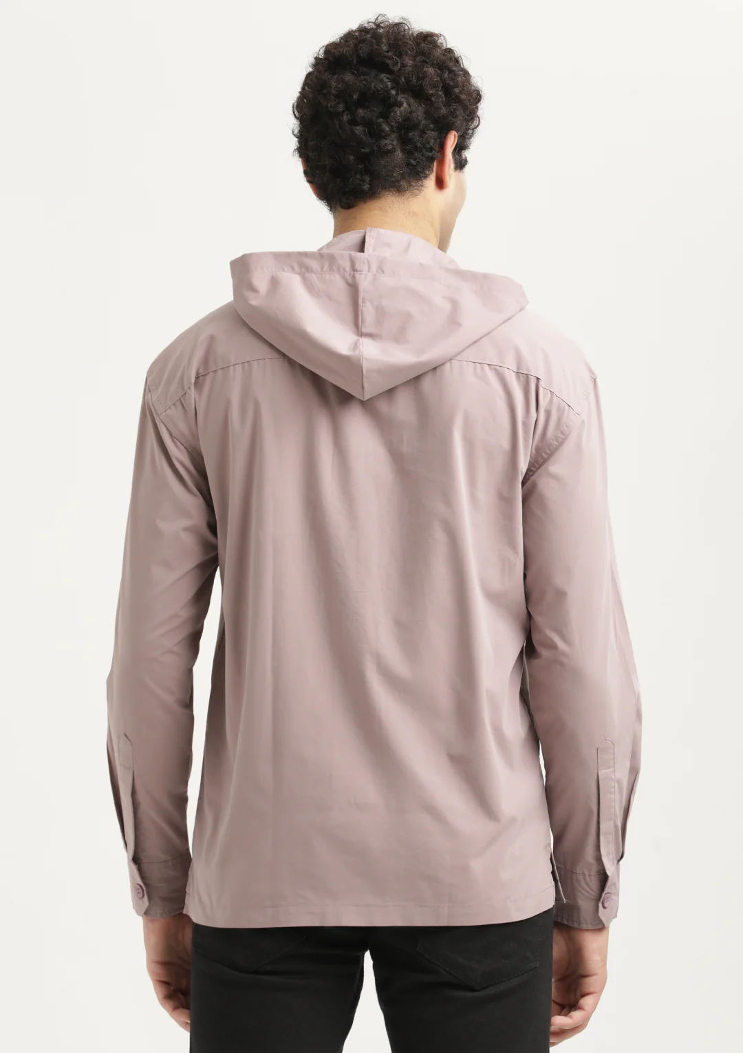 Men Hooded Utility Shirt - Image 5