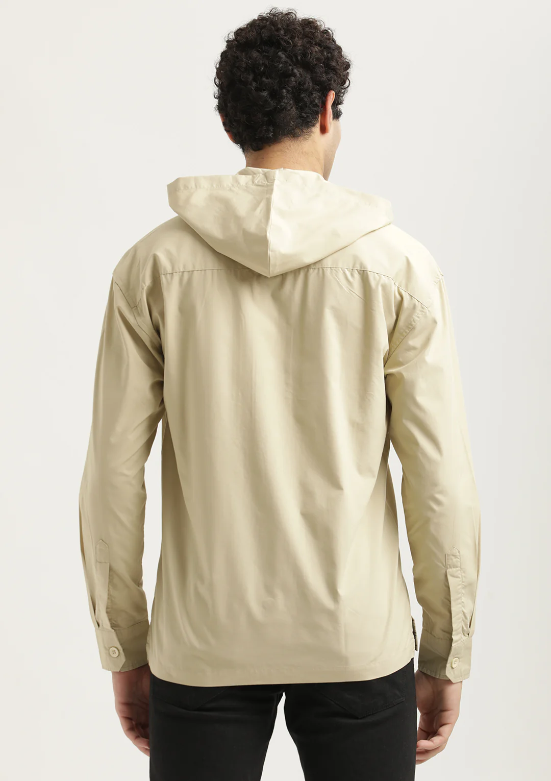 Men Hooded Utility Shirt - Image 3