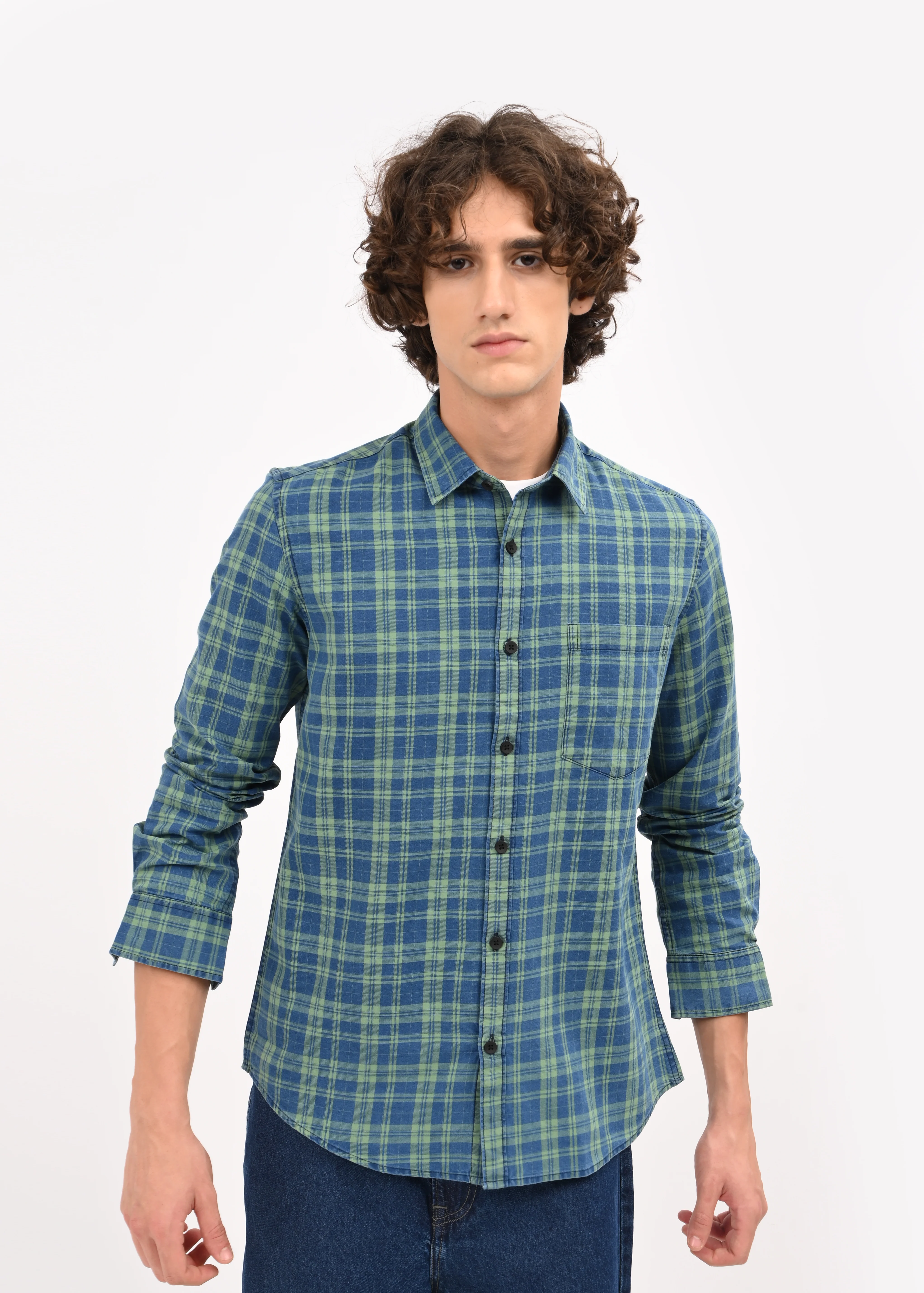 Men Green Shirt - Image 2
