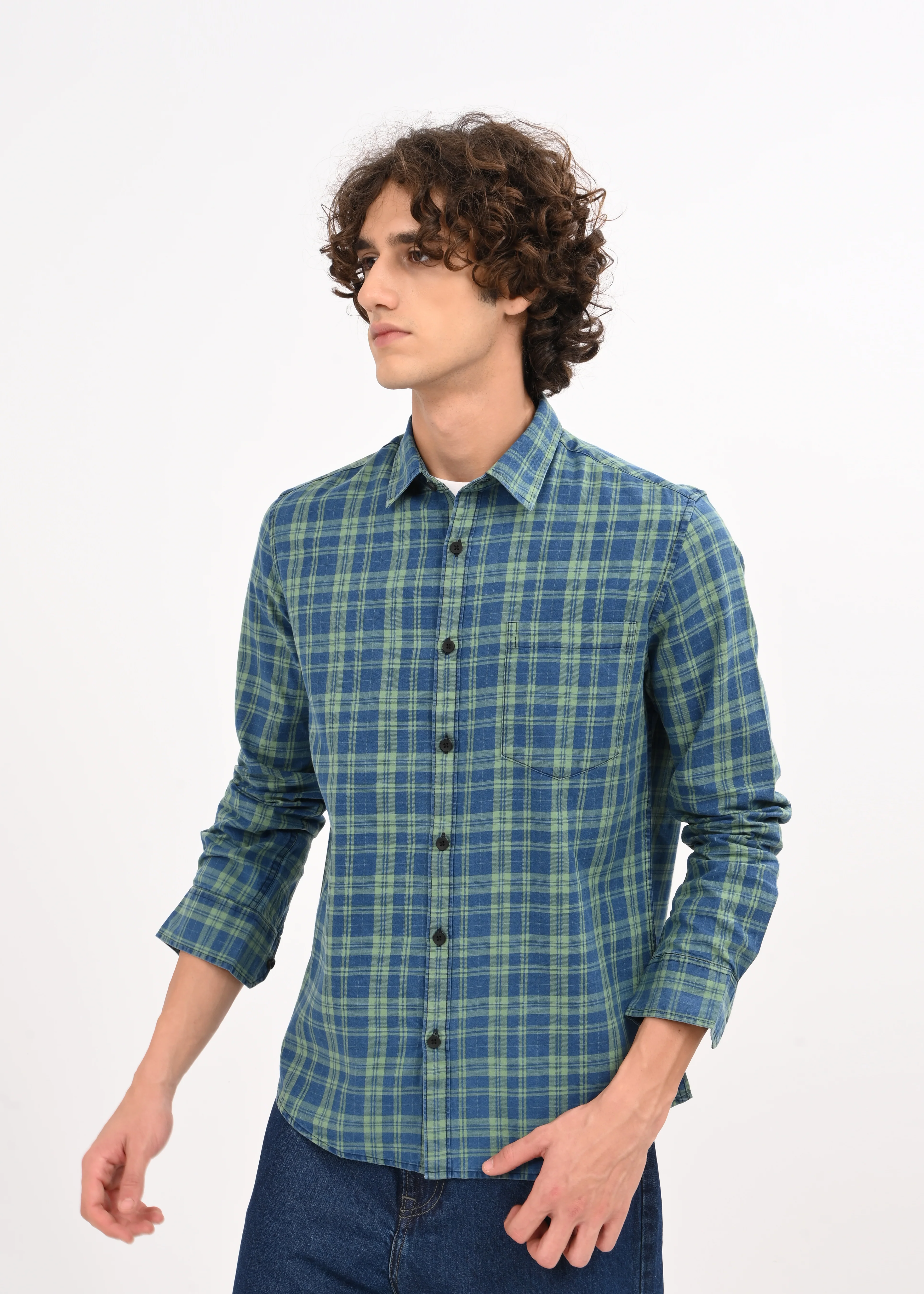 Men Green Shirt - Image 5