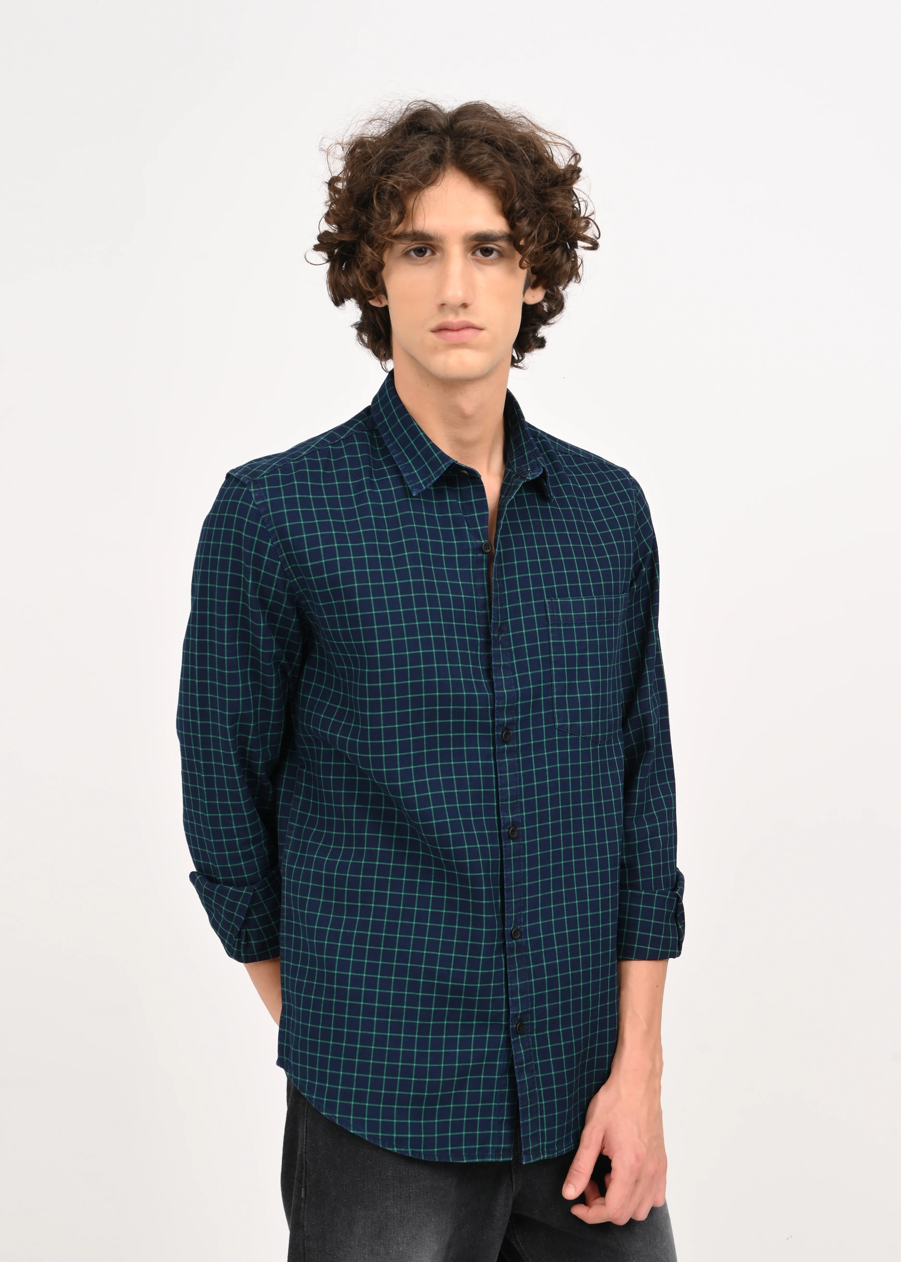 Men Green Shirt - Image 3