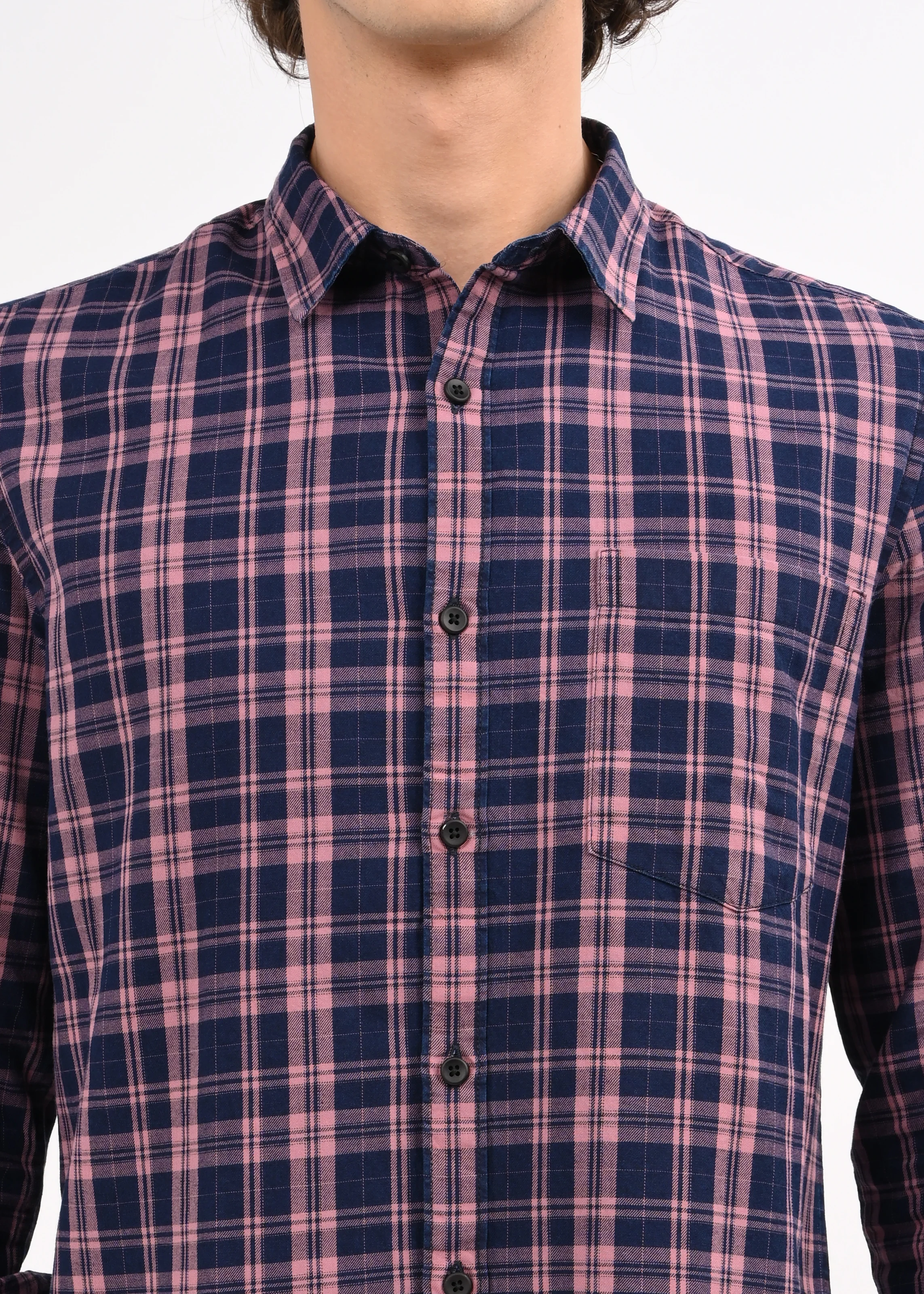 Men Pink Shirt - Image 4