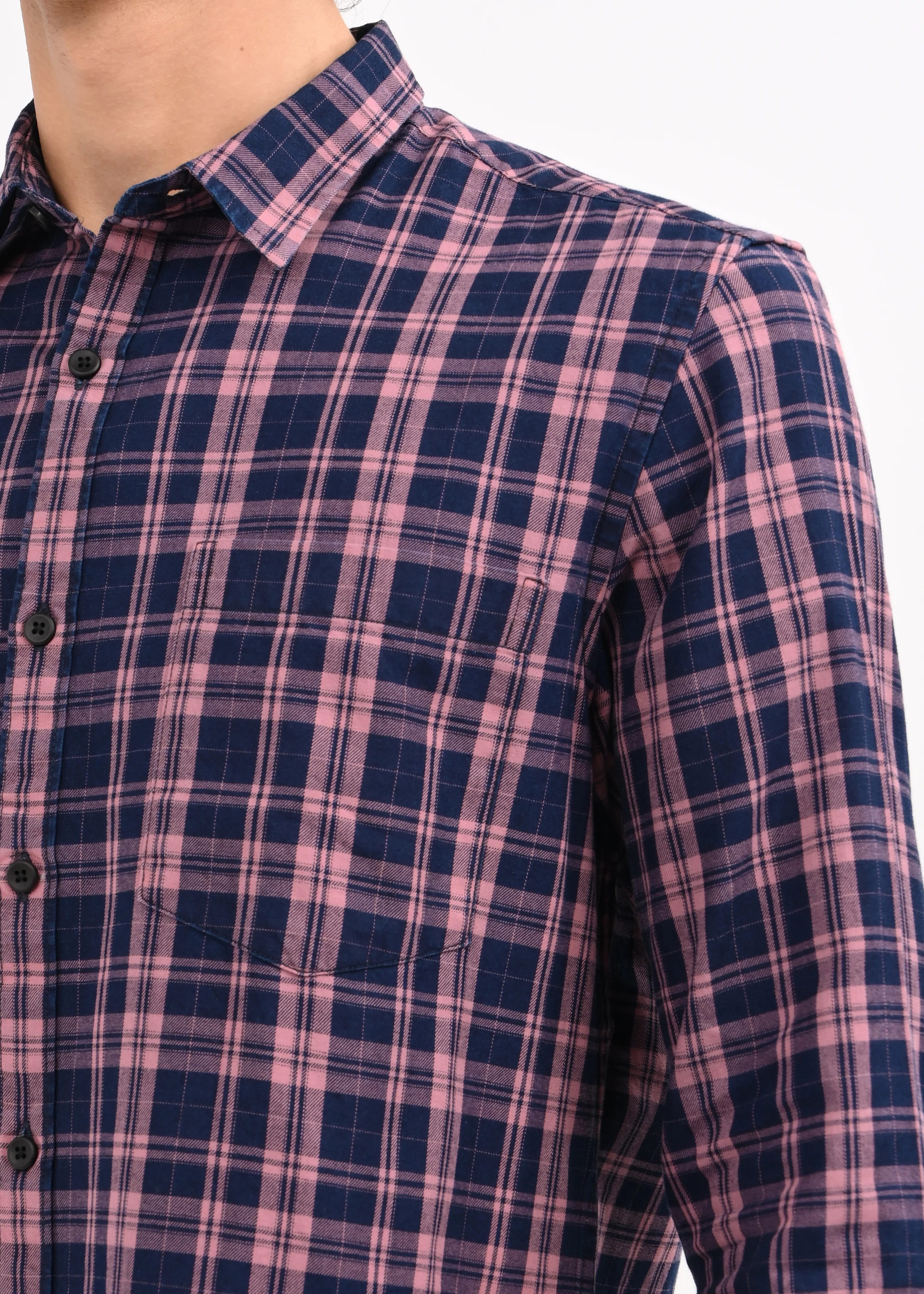 Men Pink Shirt - Image 5