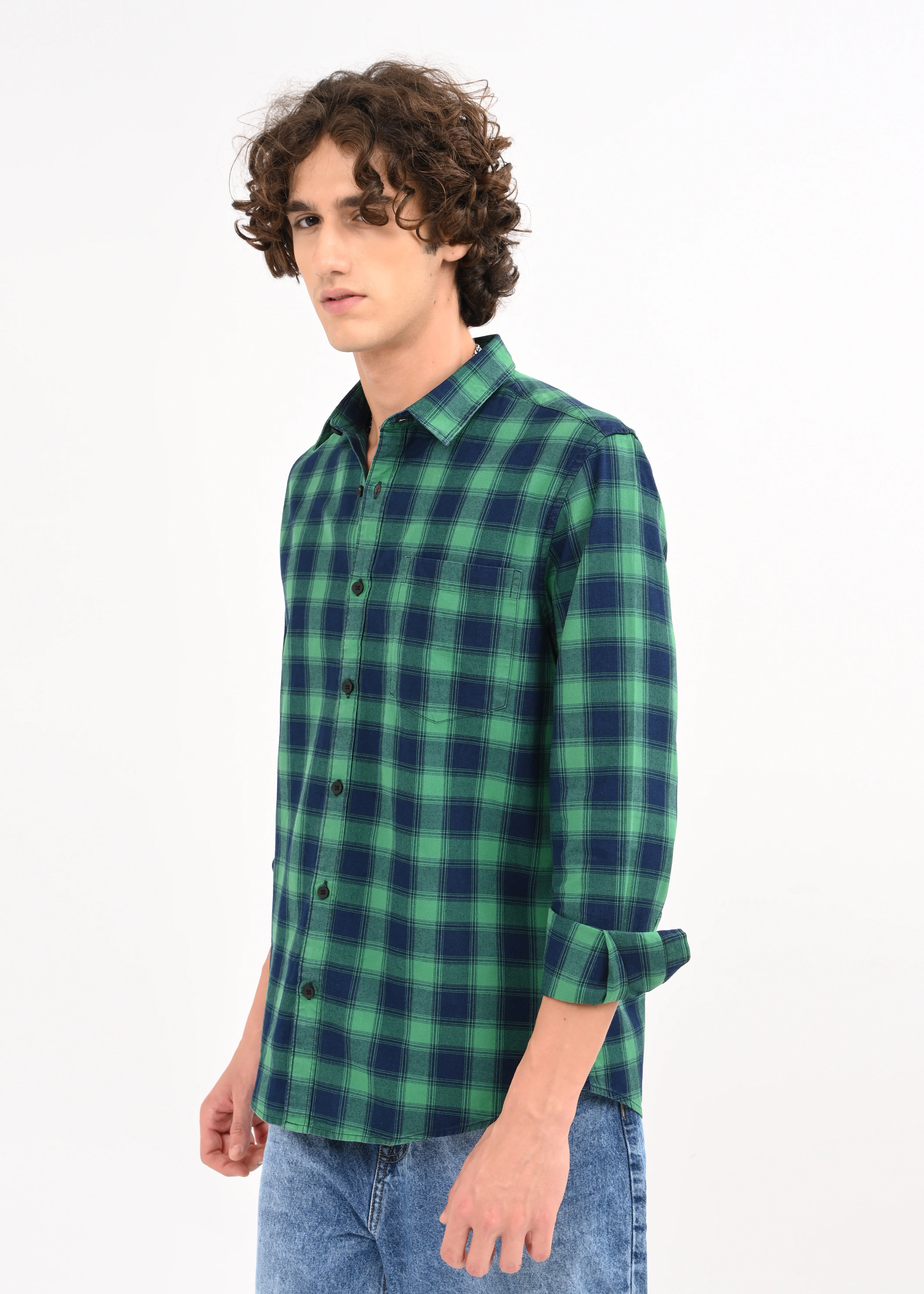 Men Green Shirt - Image 3