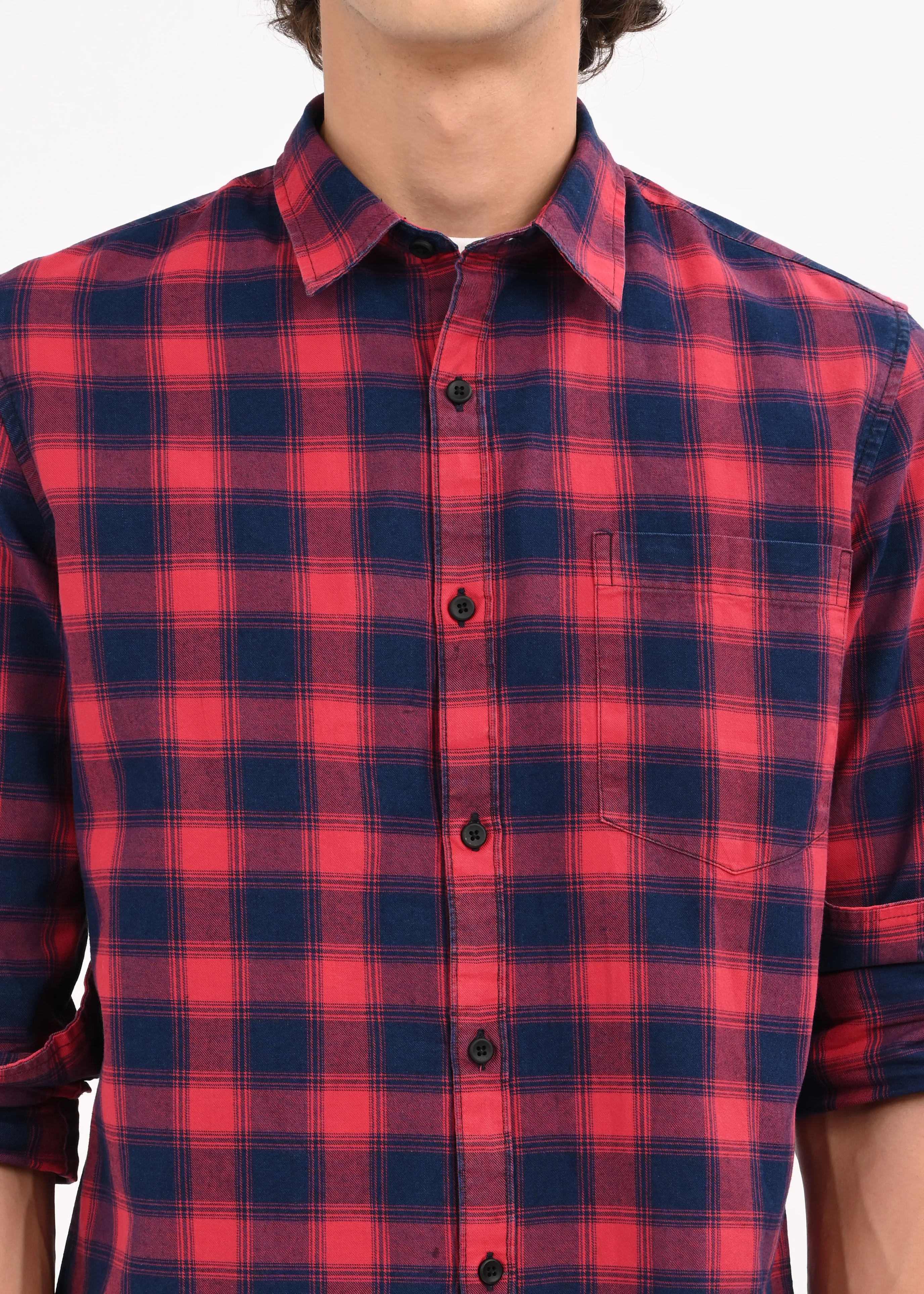 Men Red Shirt - Image 3