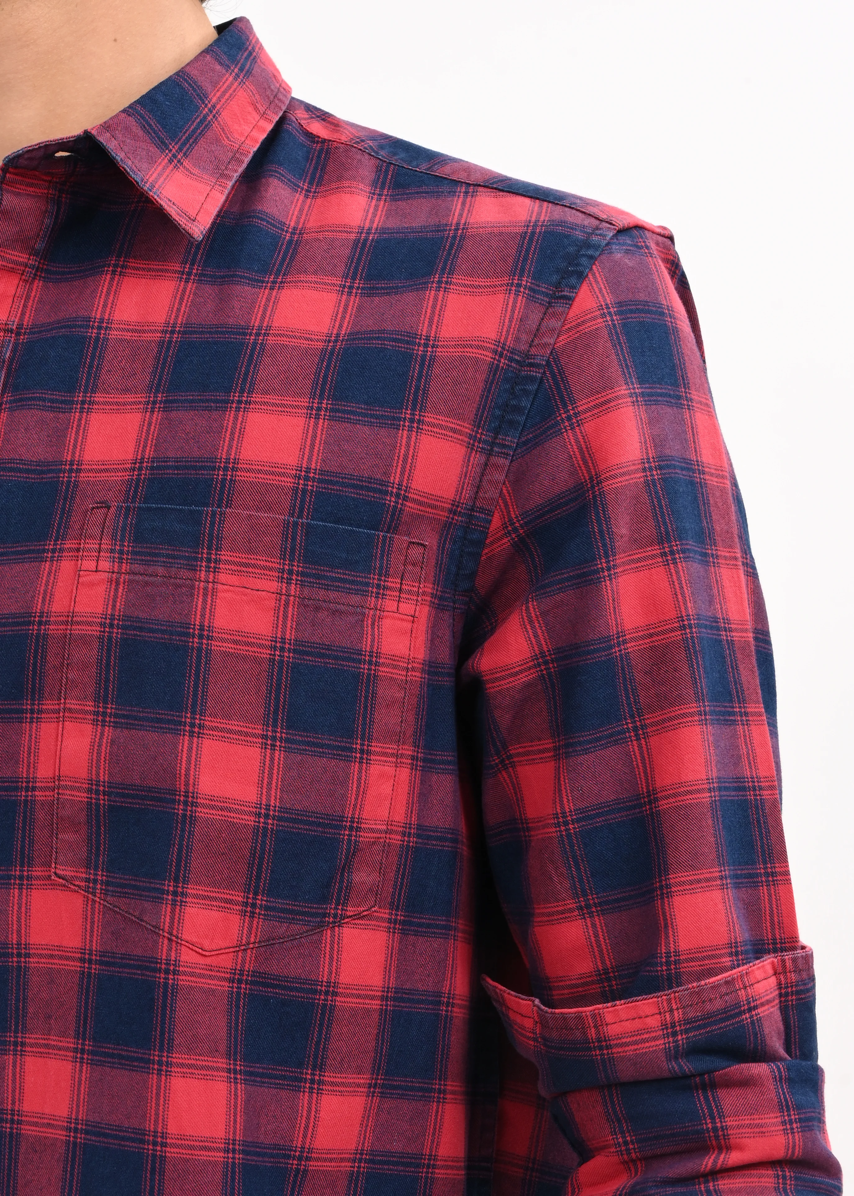 Men Red Shirt - Image 4