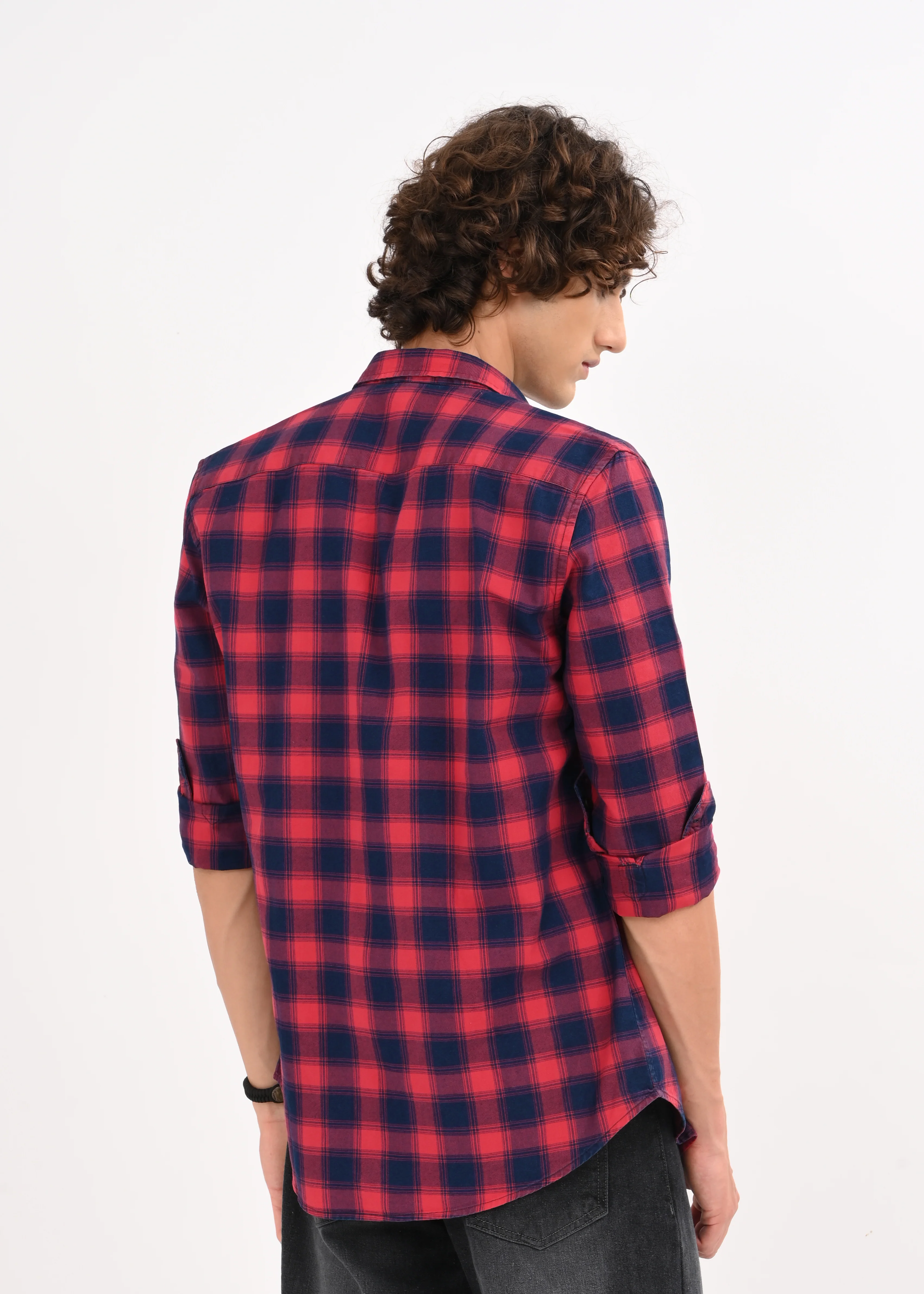 Men Red Shirt - Image 5
