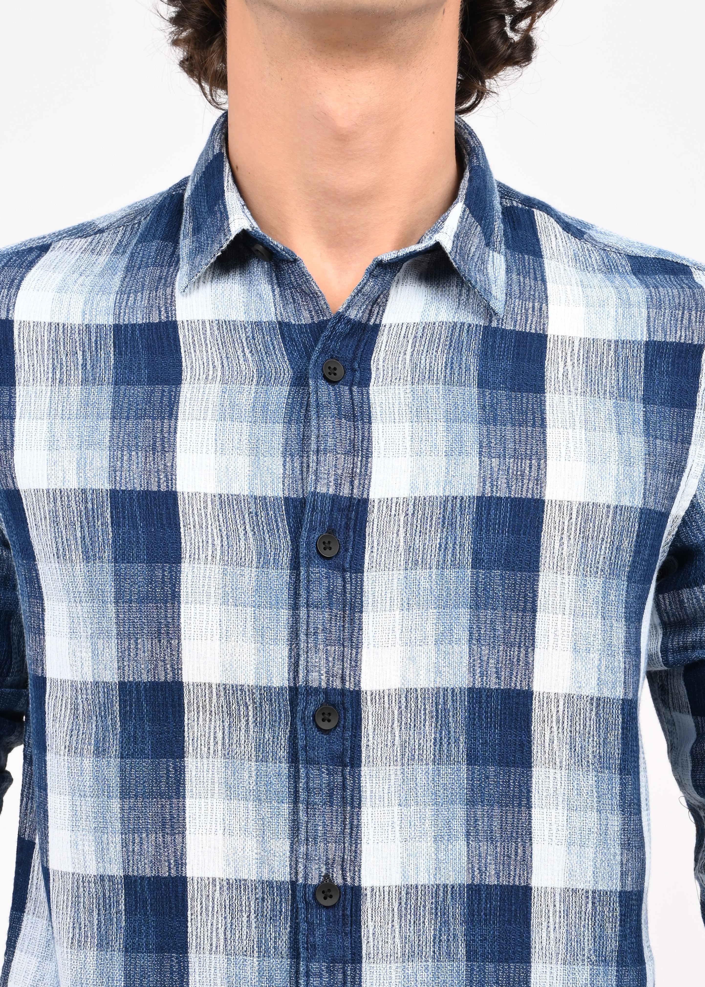 Men Blue Shirt - Image 4