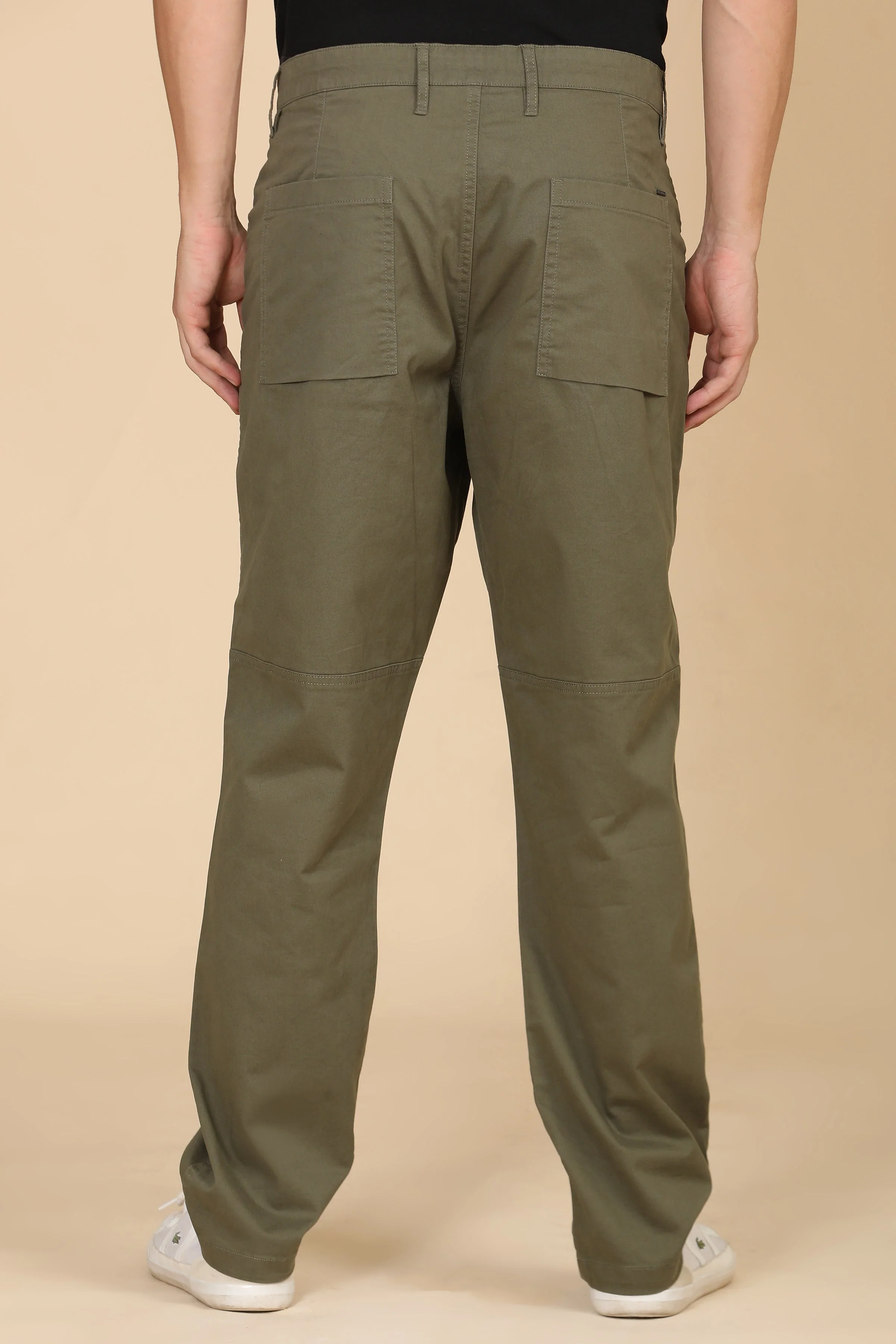 Men Infix Basic Streetwear Trouser Green - Image 6