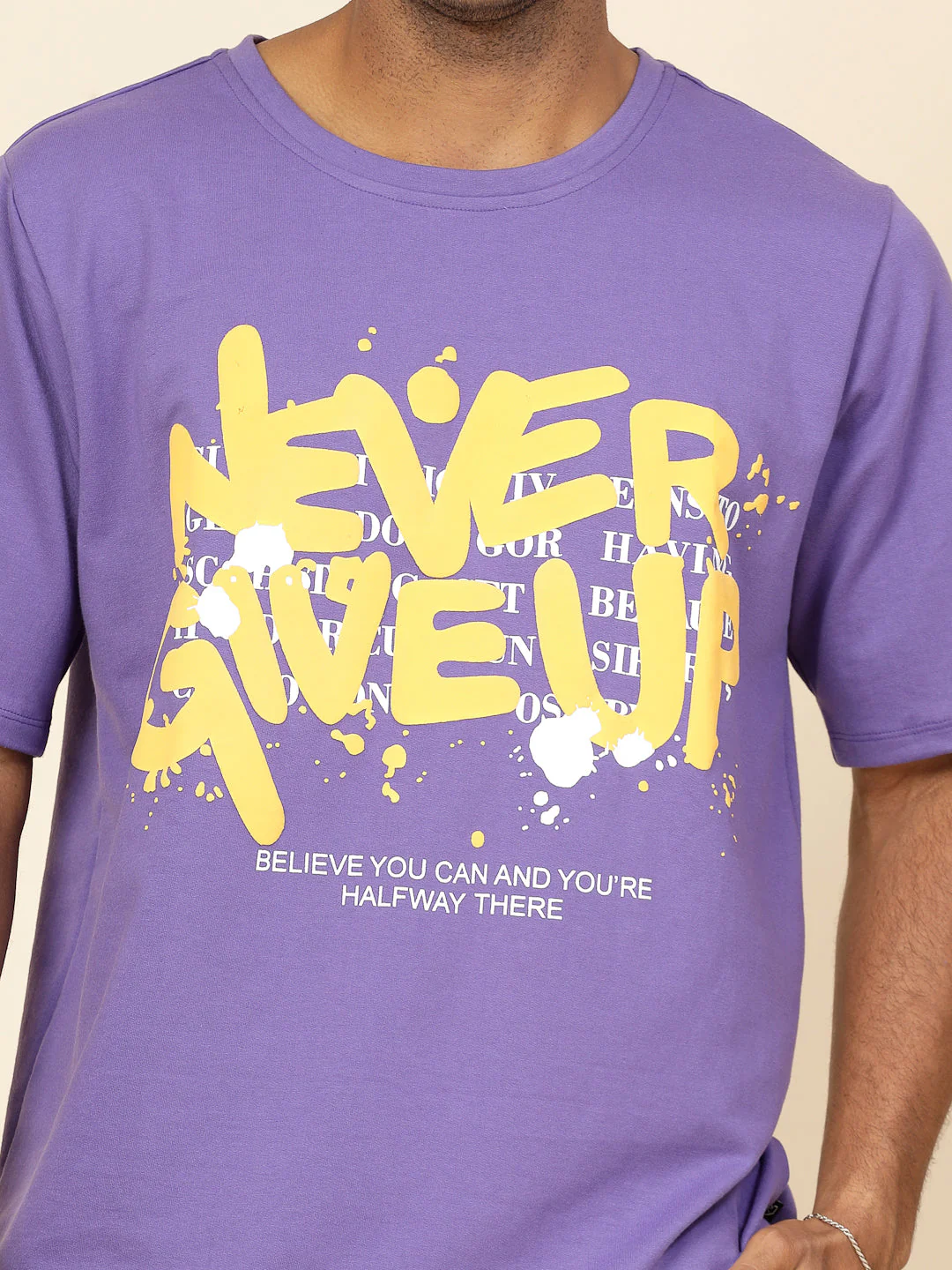 Men Printed Oversized T-Shirt - Image 3